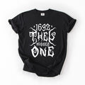 1692 They Missed One Salem Spooky Halloween Witch Shimmering Ghost Comfort Colors Tee