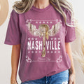 Nashville Music City Guitar Comfort Colors Tee