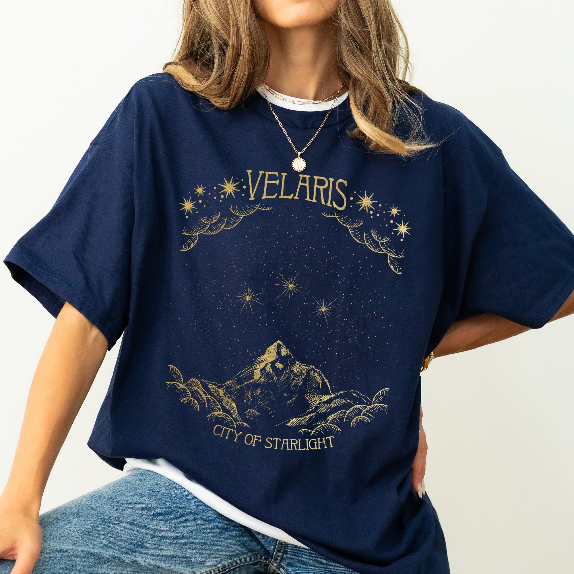 ACOTAR Velaris City Of Starlight A Court Of Thorns And Roses Vintage Comfort Colors Tee