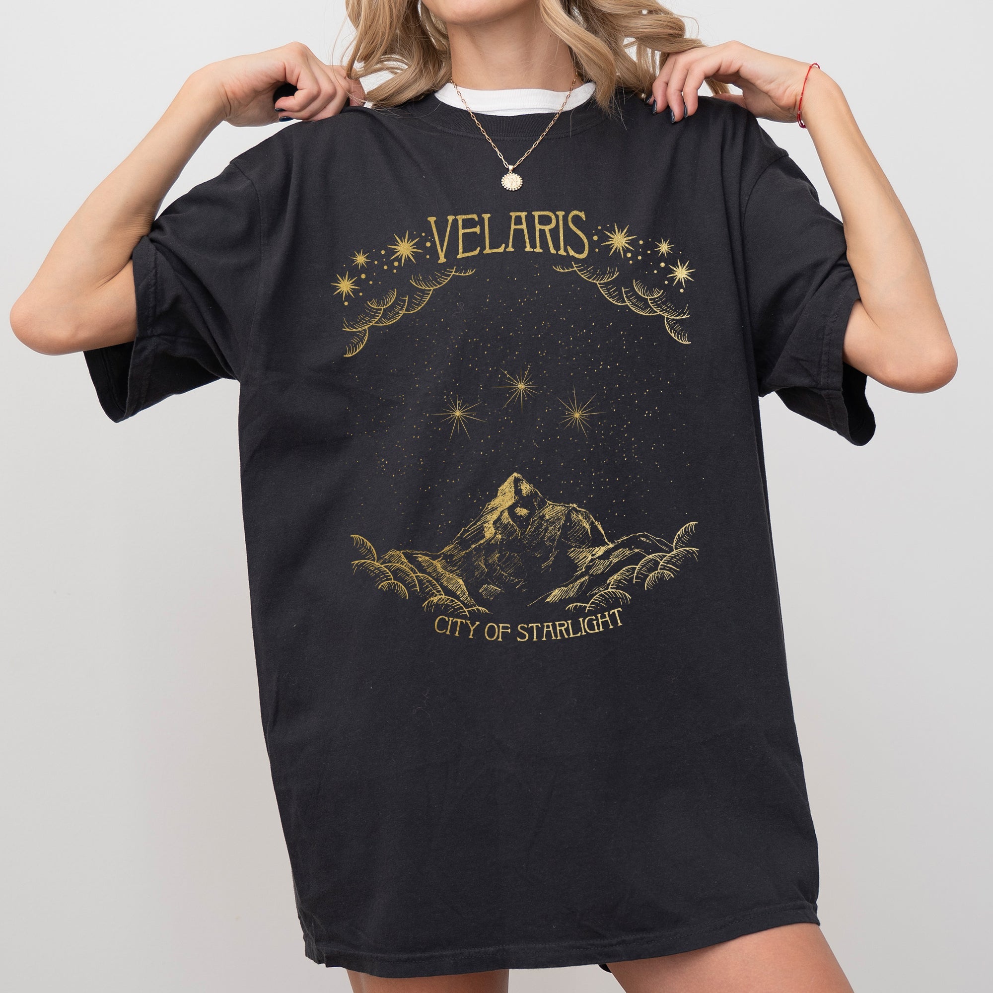ACOTAR Velaris City Of Starlight A Court Of Thorns And Roses Vintage Comfort Colors Tee