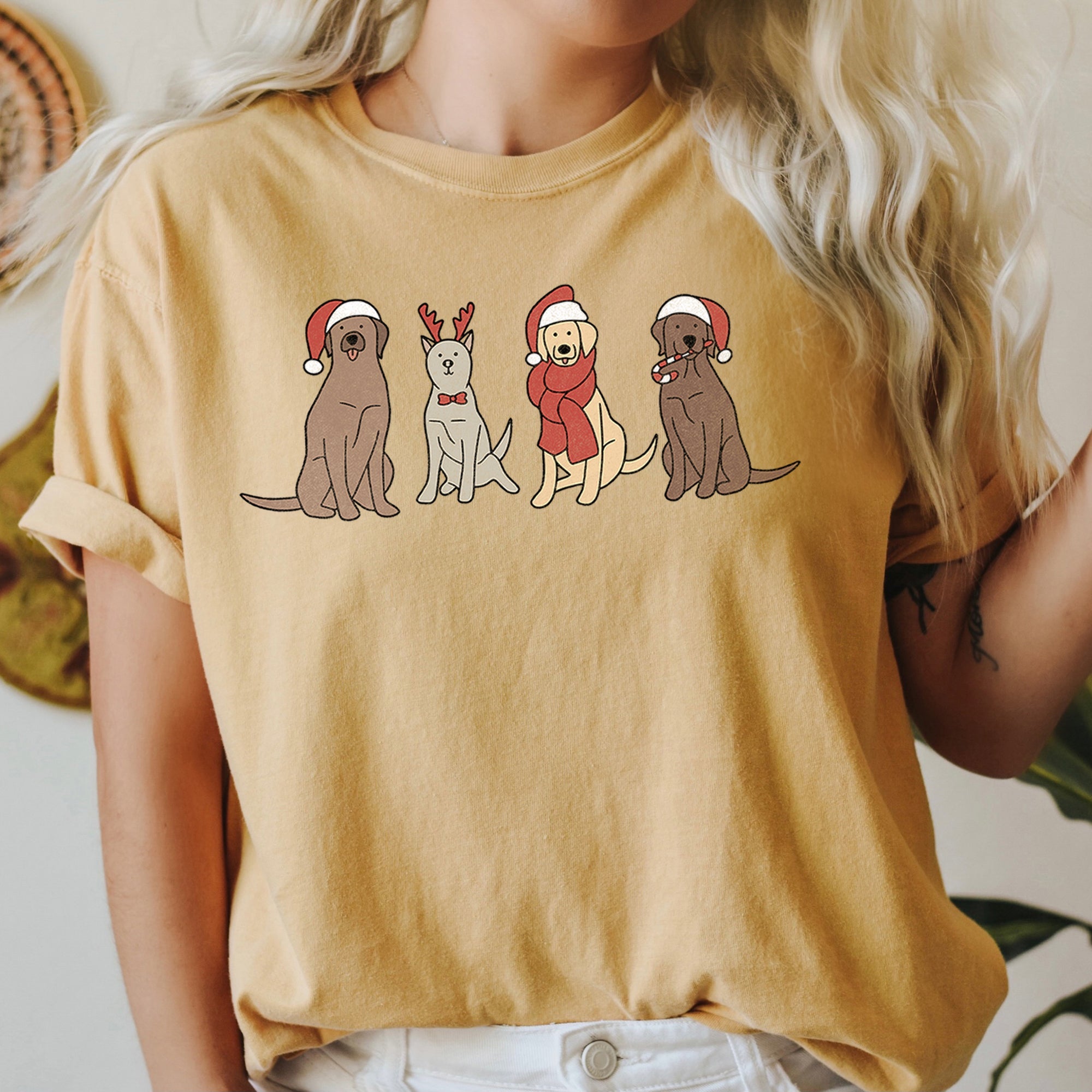 Christmas Cozy Vintage Holiday Cheer Festive Nightfall With Retro Florals And Rustic Charm Comfort Colors Tee