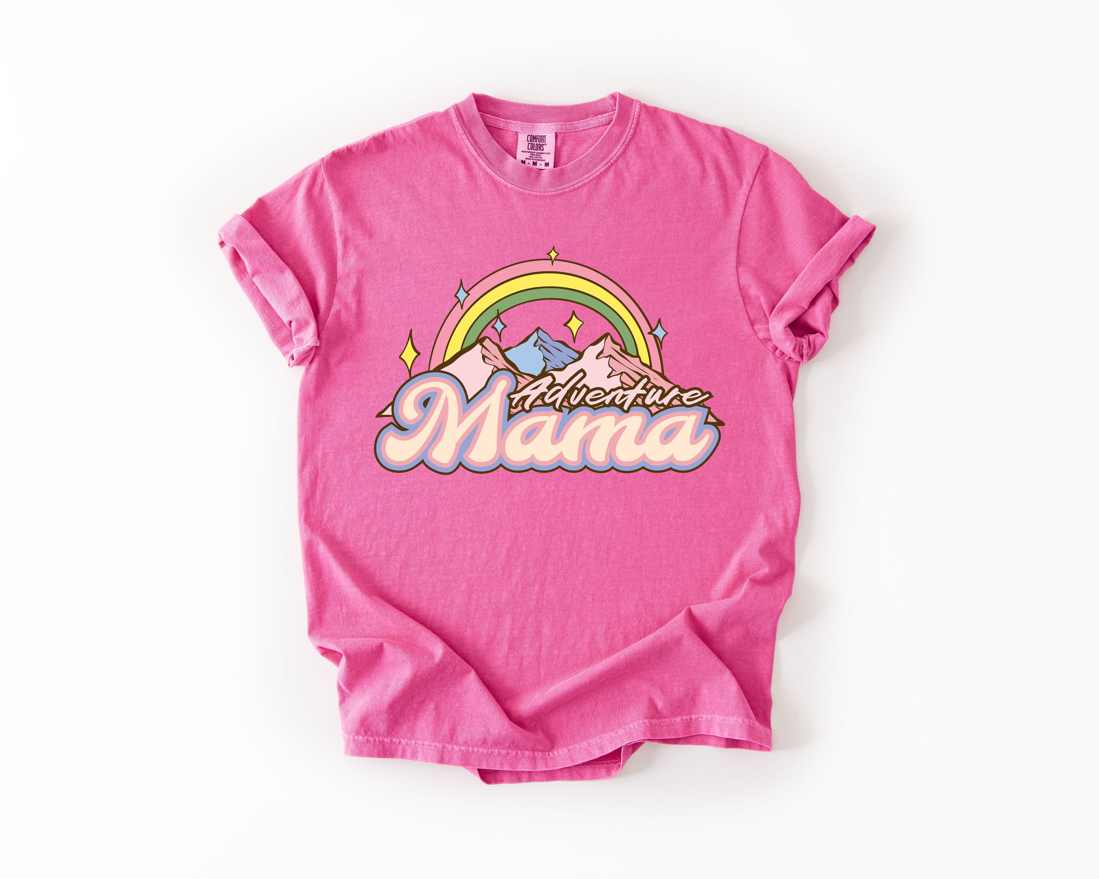 Adventure Mama Camping Outdoor Nature Travel Explorer Edition Comfort Colors Tee