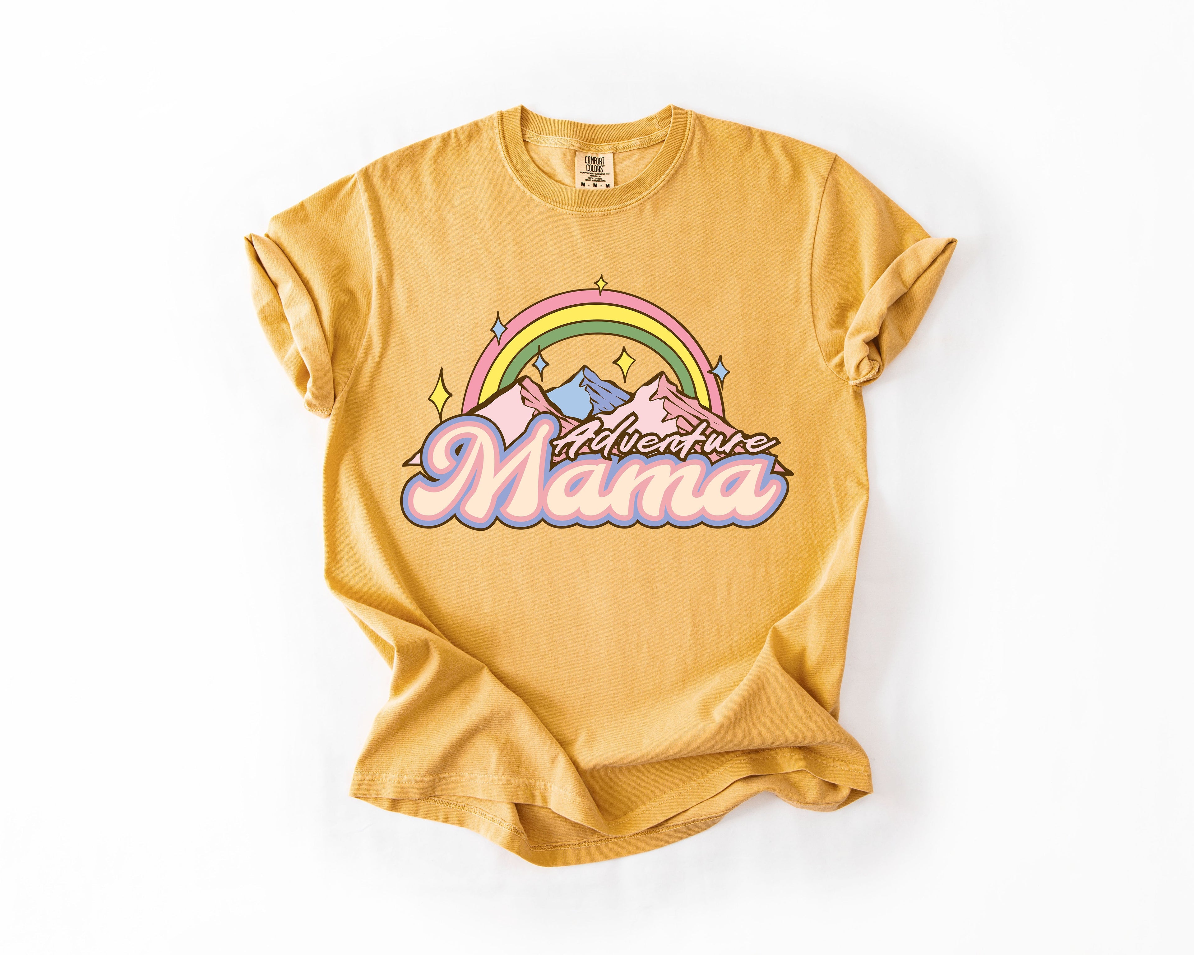 Adventure Mama Camping Outdoor Nature Travel Explorer Edition Comfort Colors Tee