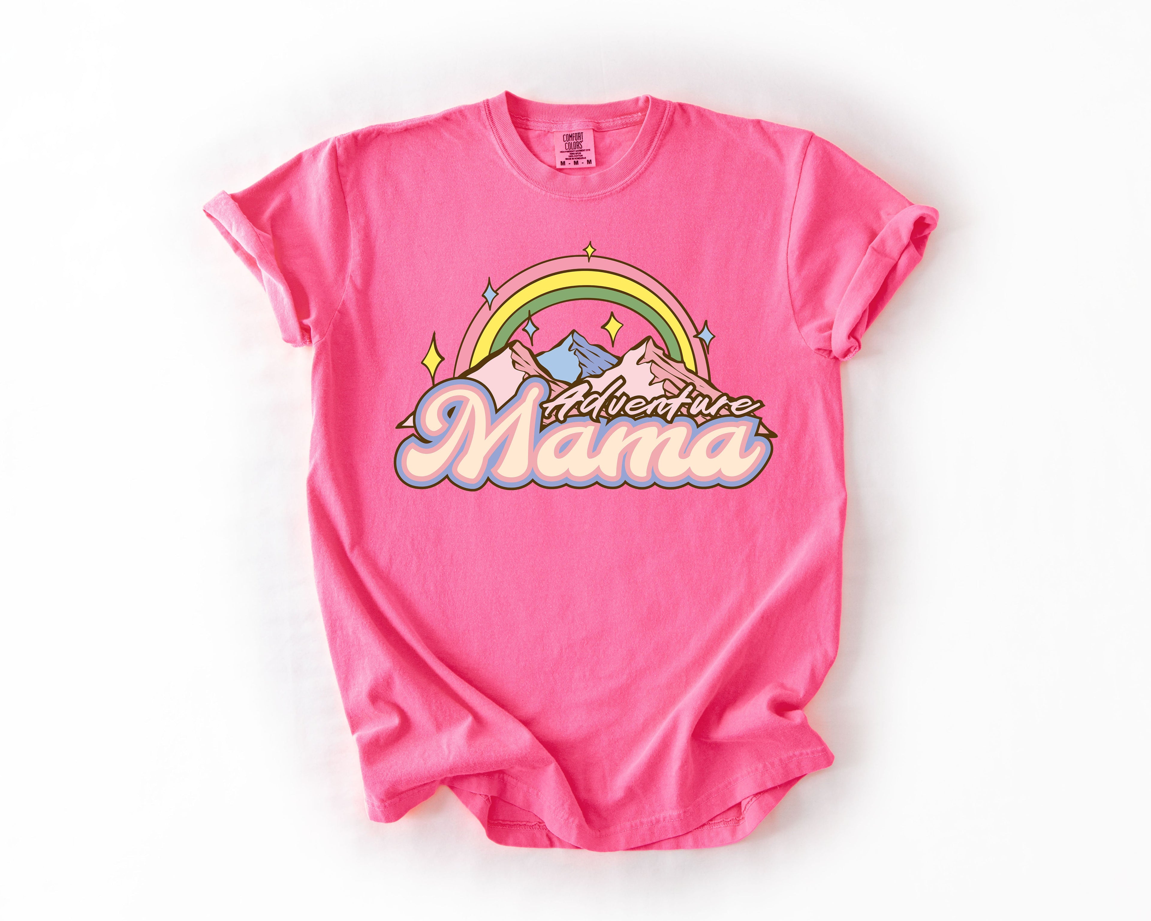 Adventure Mama Camping Outdoor Nature Travel Explorer Edition Comfort Colors Tee