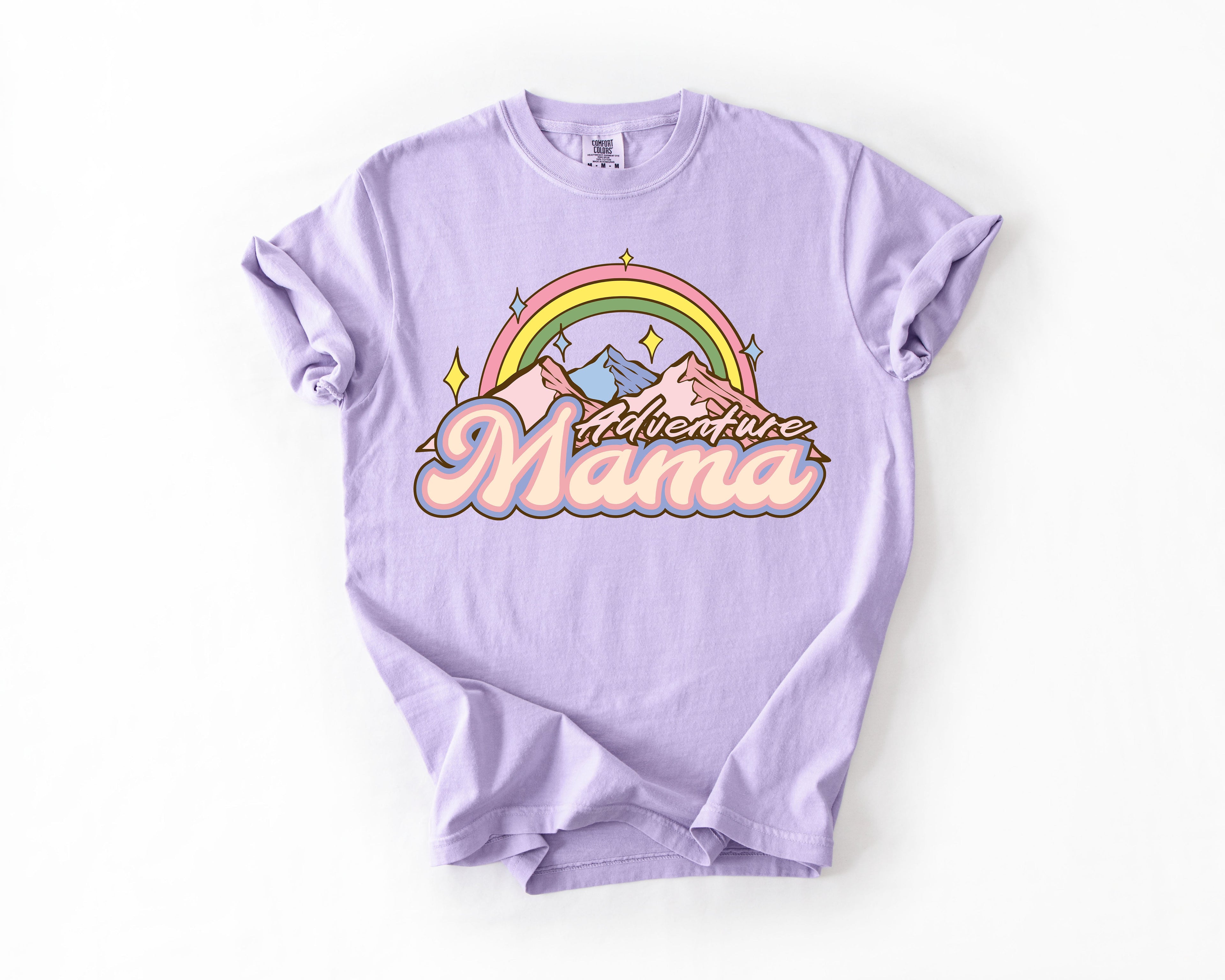 Adventure Mama Camping Outdoor Nature Travel Explorer Edition Comfort Colors Tee