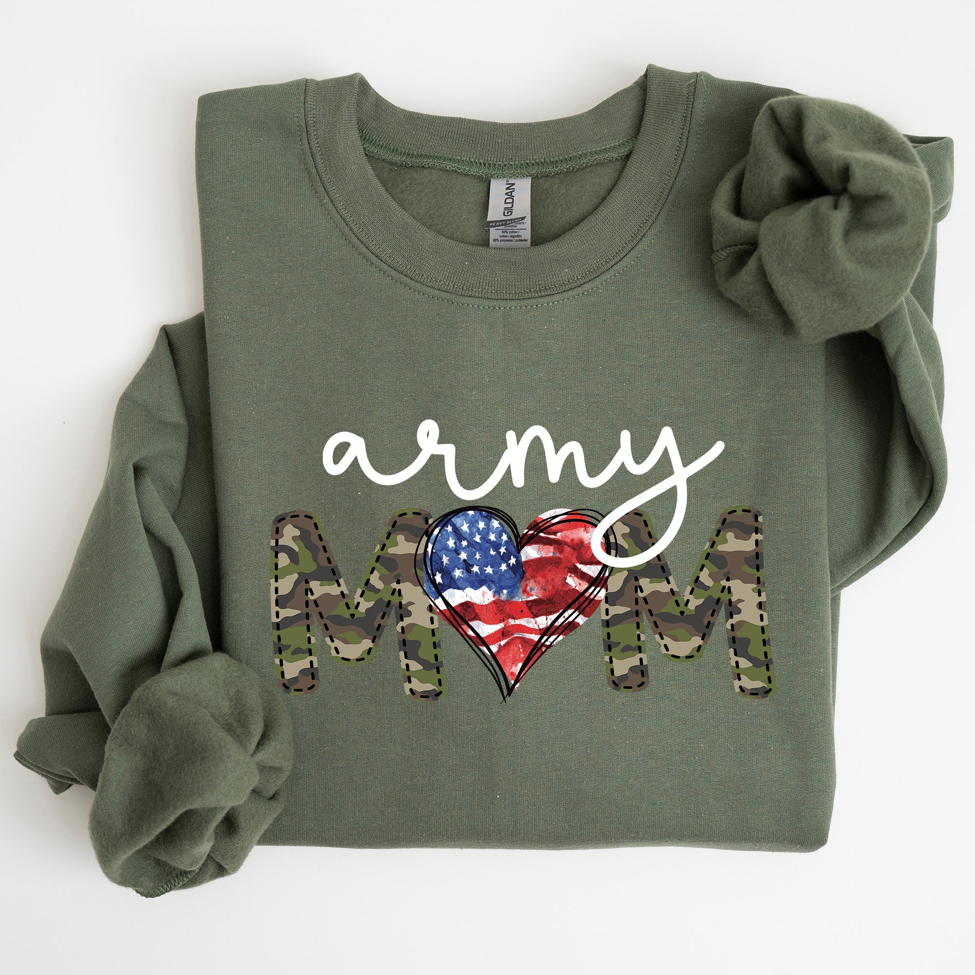 Army Mom Proud Of My Military Family And Armed Forces Mother's Day Edition Sweatshirt