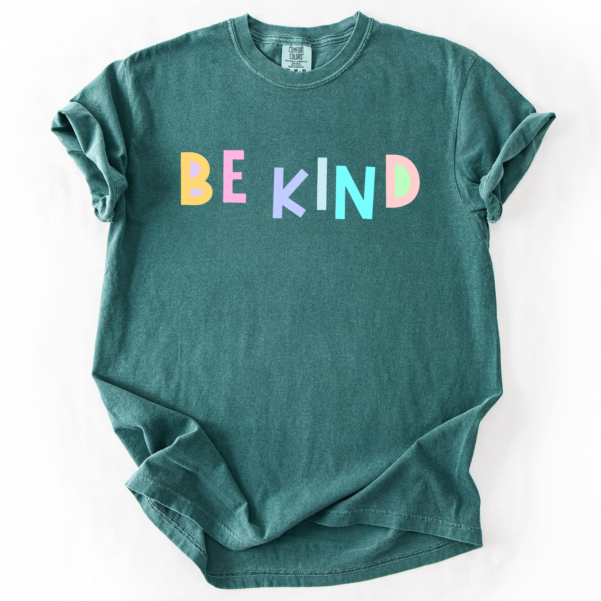 Be Kind, Colorful, Sassy, Sarcastic, Minimalist, Funny Saying Comfort Colors Tee