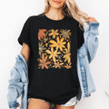 Beautiful Autumn Flowers Watercolor Fall Floral Pumpkin Patch Wildflower Garden Print Seasonal Artwork Graphic Tee