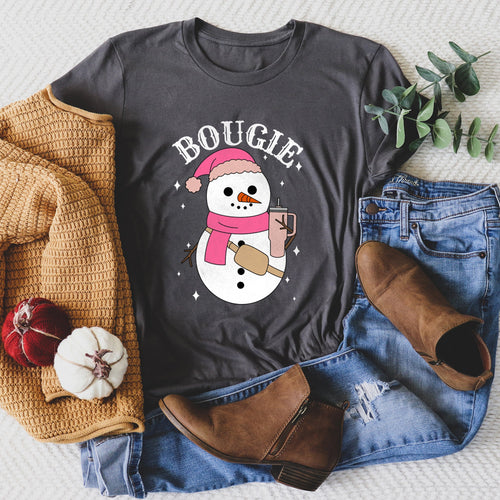 Bougie Snowman Graphic Tee