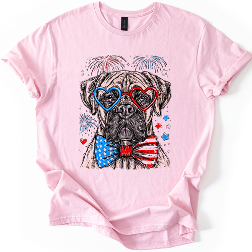 Cane Corso Patriotic Dog USA Pride For Pet Lovers Fourth Of July Celebration Edition Graphic Tee