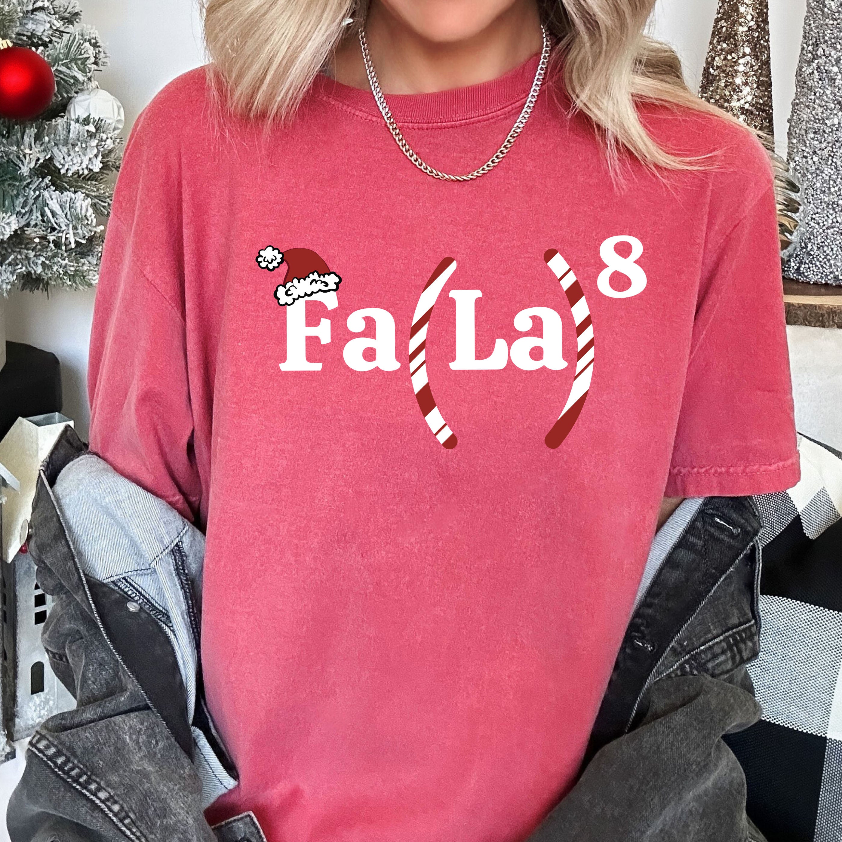 Falala Vintage Classic Christmas Cheer Ornaments Snowflakes Winter Wonderland Holiday Glow Comfort Colors Tee