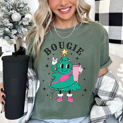 Bougie Vintage Retro Classic Christmas Holiday Edition Soft Ultra Premium Comfort Colors Tee