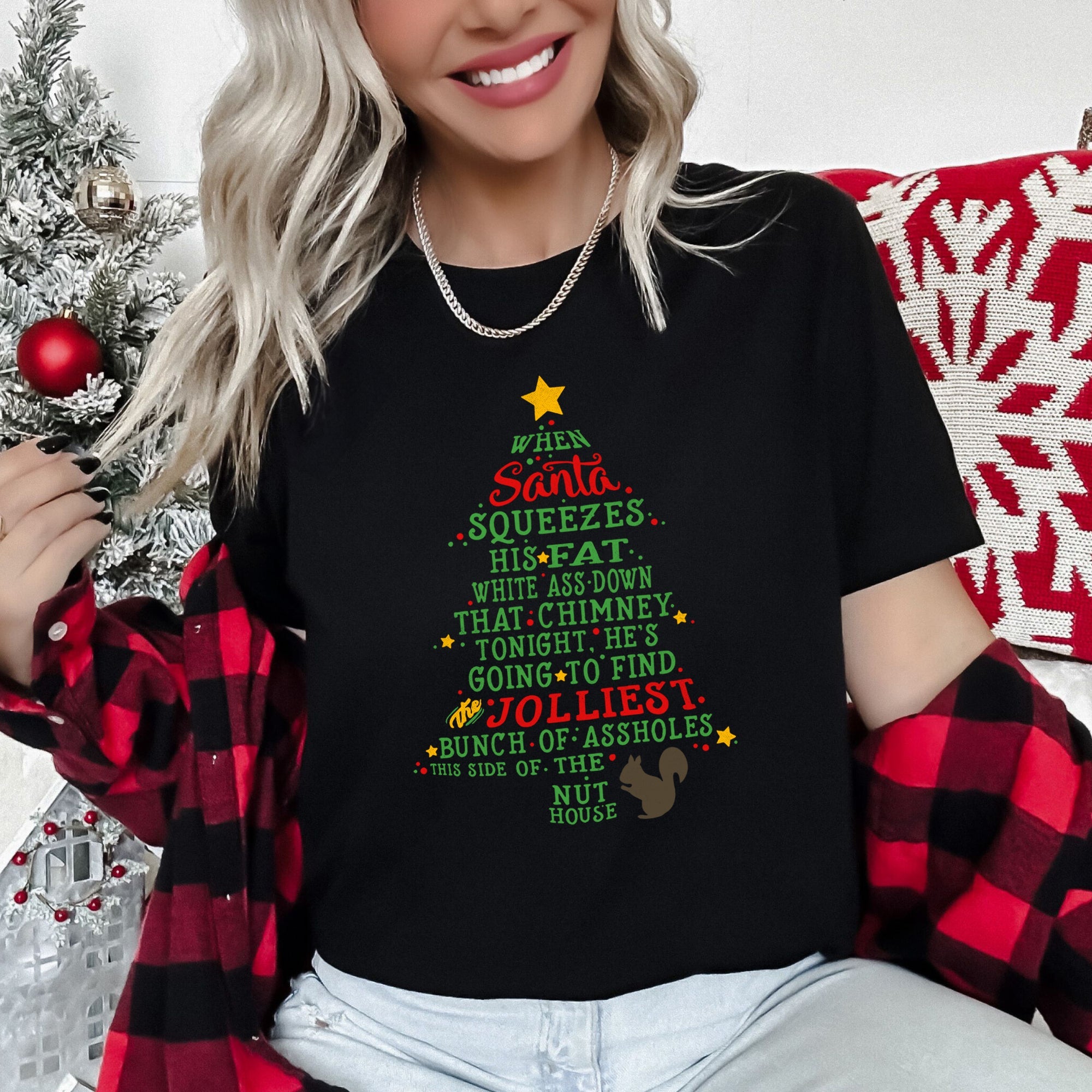 Iconic Christmas Vacation Griswold Quote Graphic Tee For Movie Fans And Holiday Decor Lovers