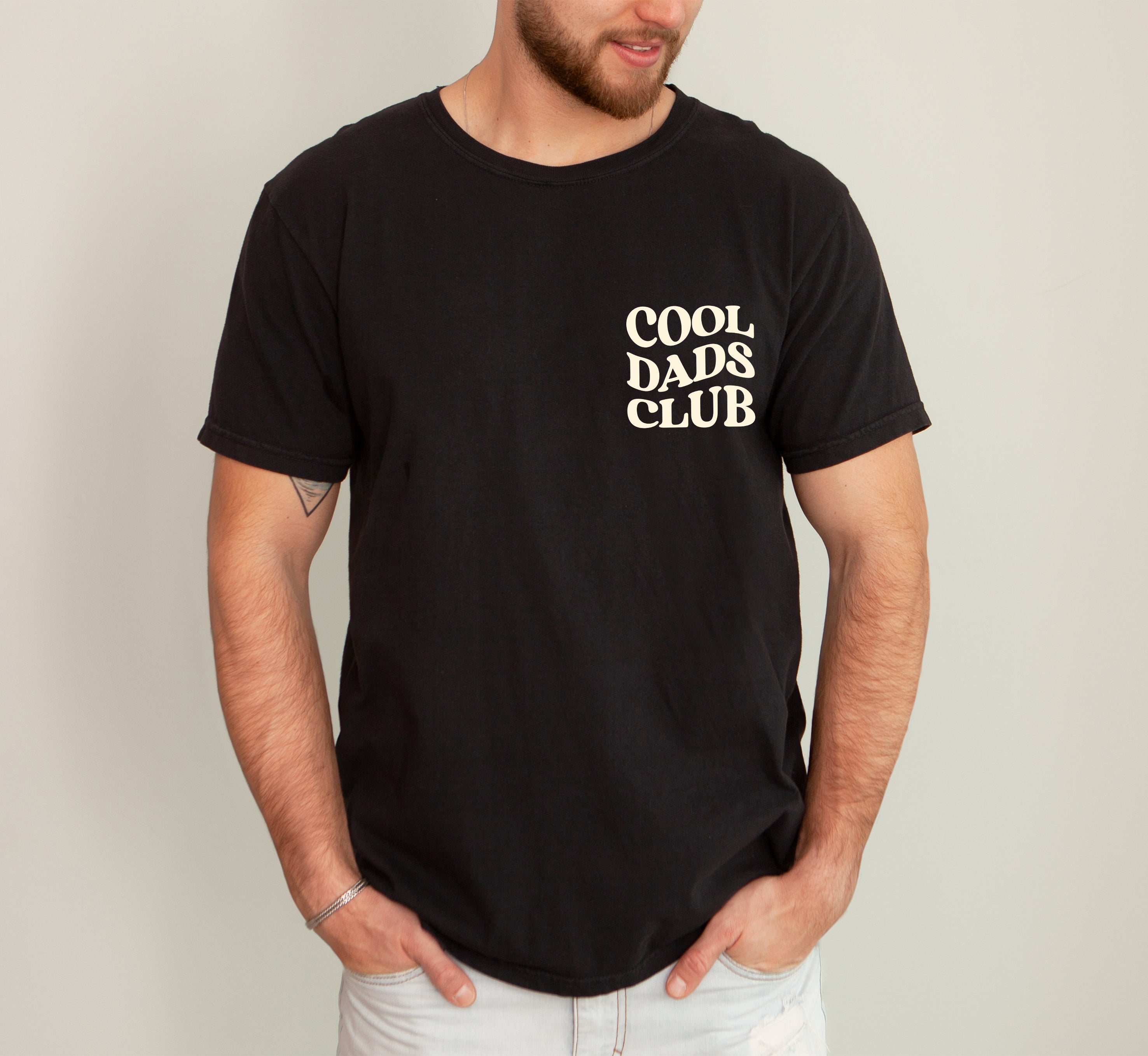 Cool Dads Club Retro Father's Day Vintage Style Dad Humor Limited Edition Comfort Colors Tee