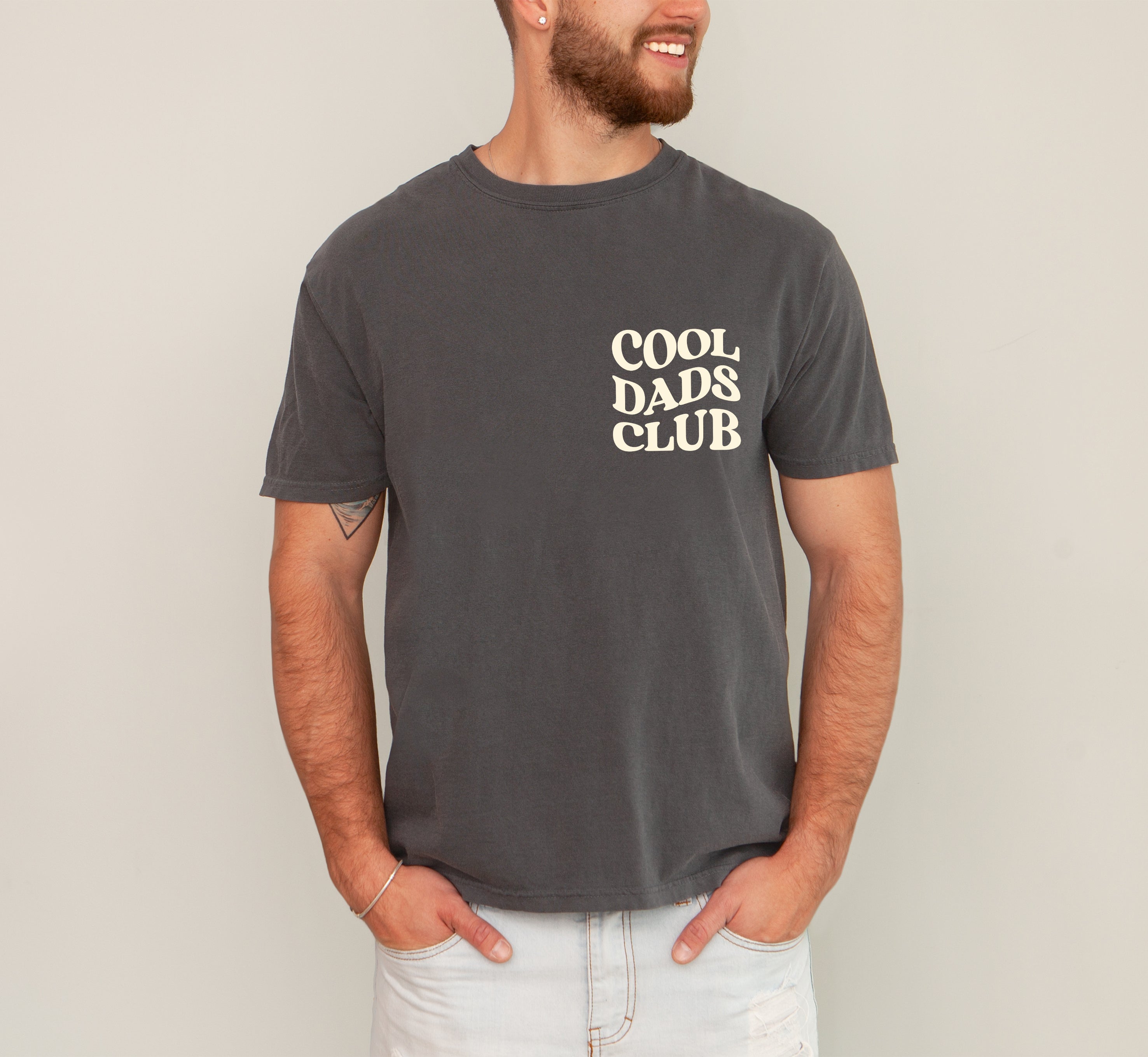 Cool Dads Club Retro Father's Day Vintage Style Dad Humor Limited Edition Comfort Colors Tee