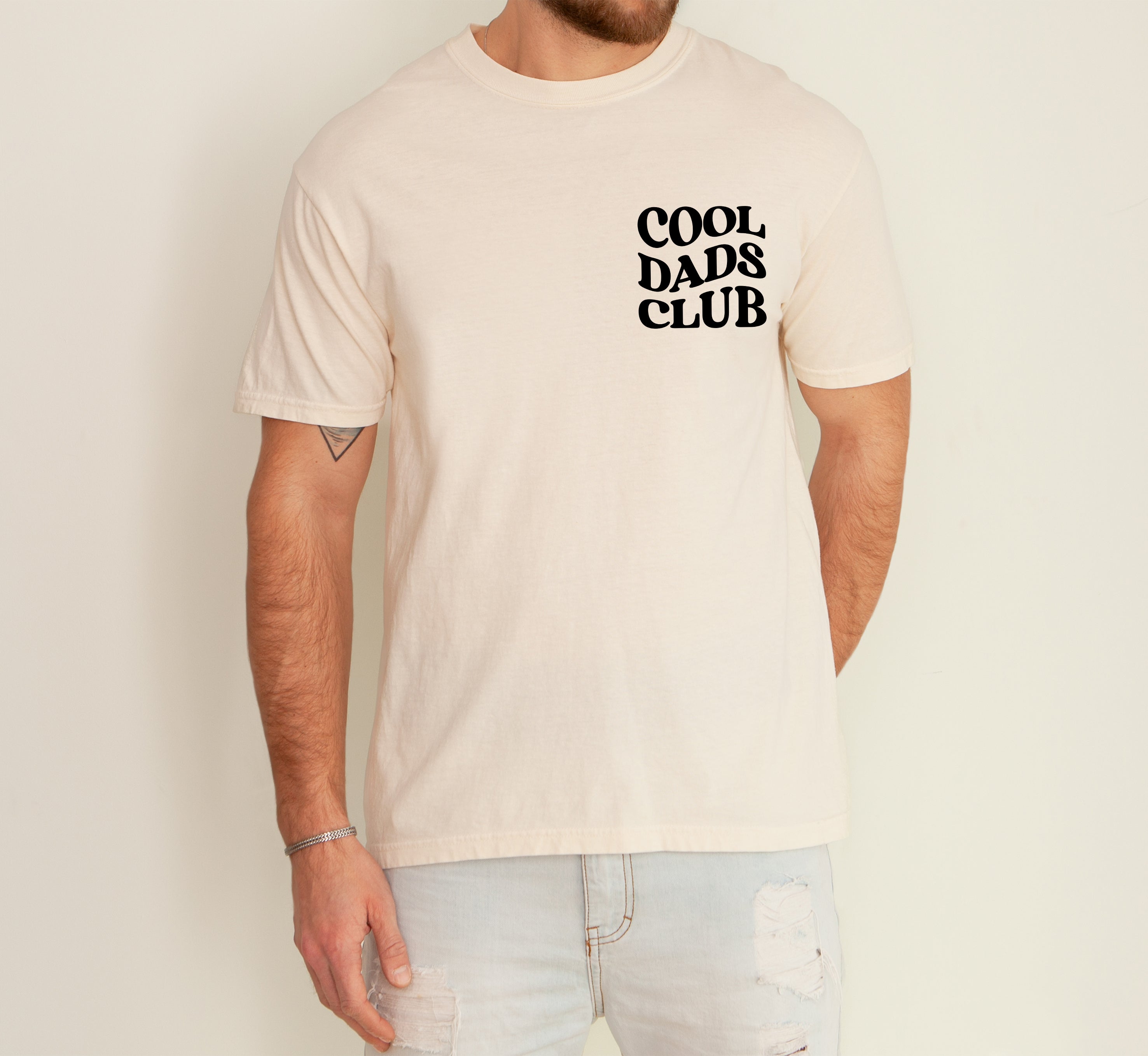 Cool Dads Club Retro Father's Day Vintage Style Dad Humor Limited Edition Comfort Colors Tee