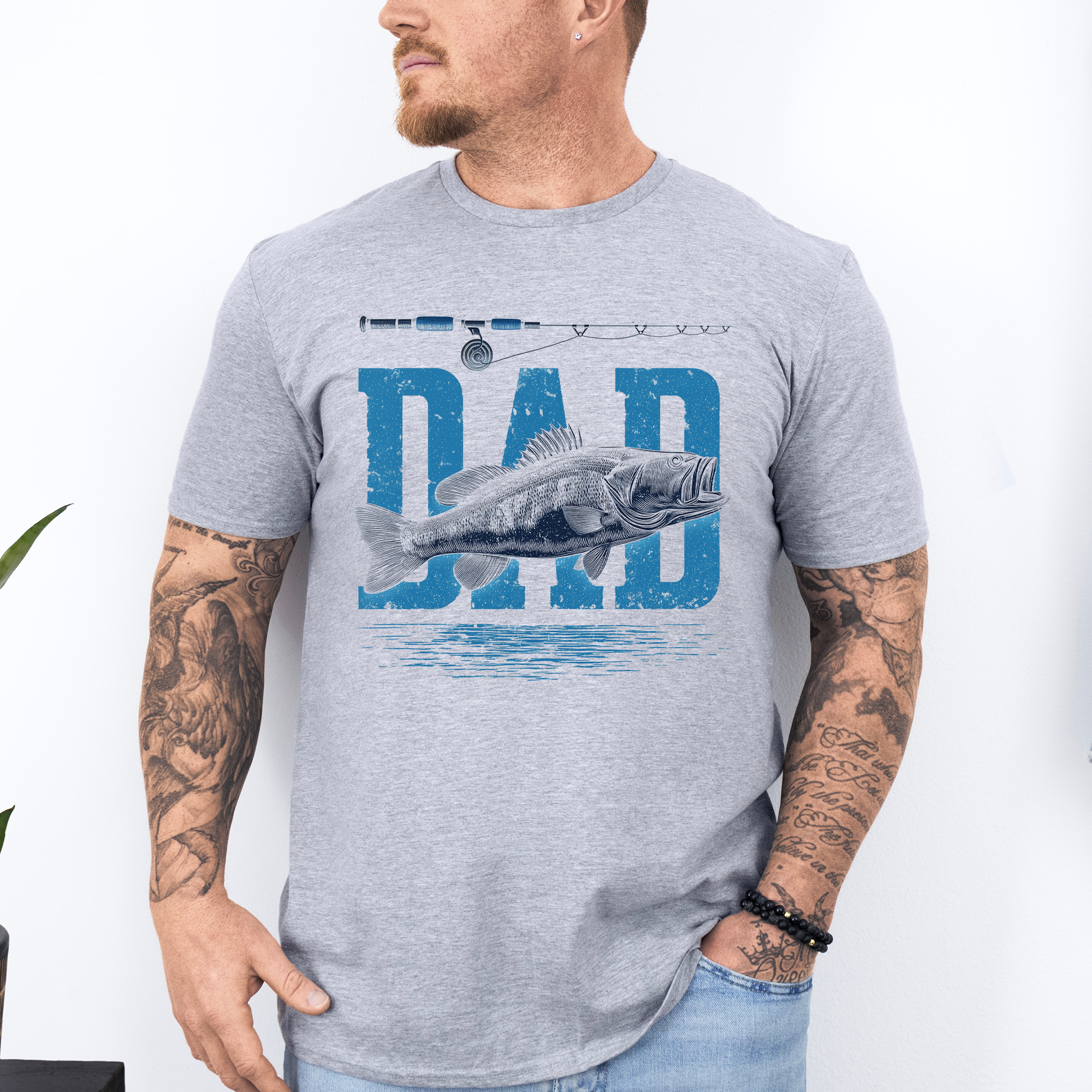 Dad Fishing Father's Day Celebration For The Everyday Angler Who Loves A Good Laugh Graphic Tee