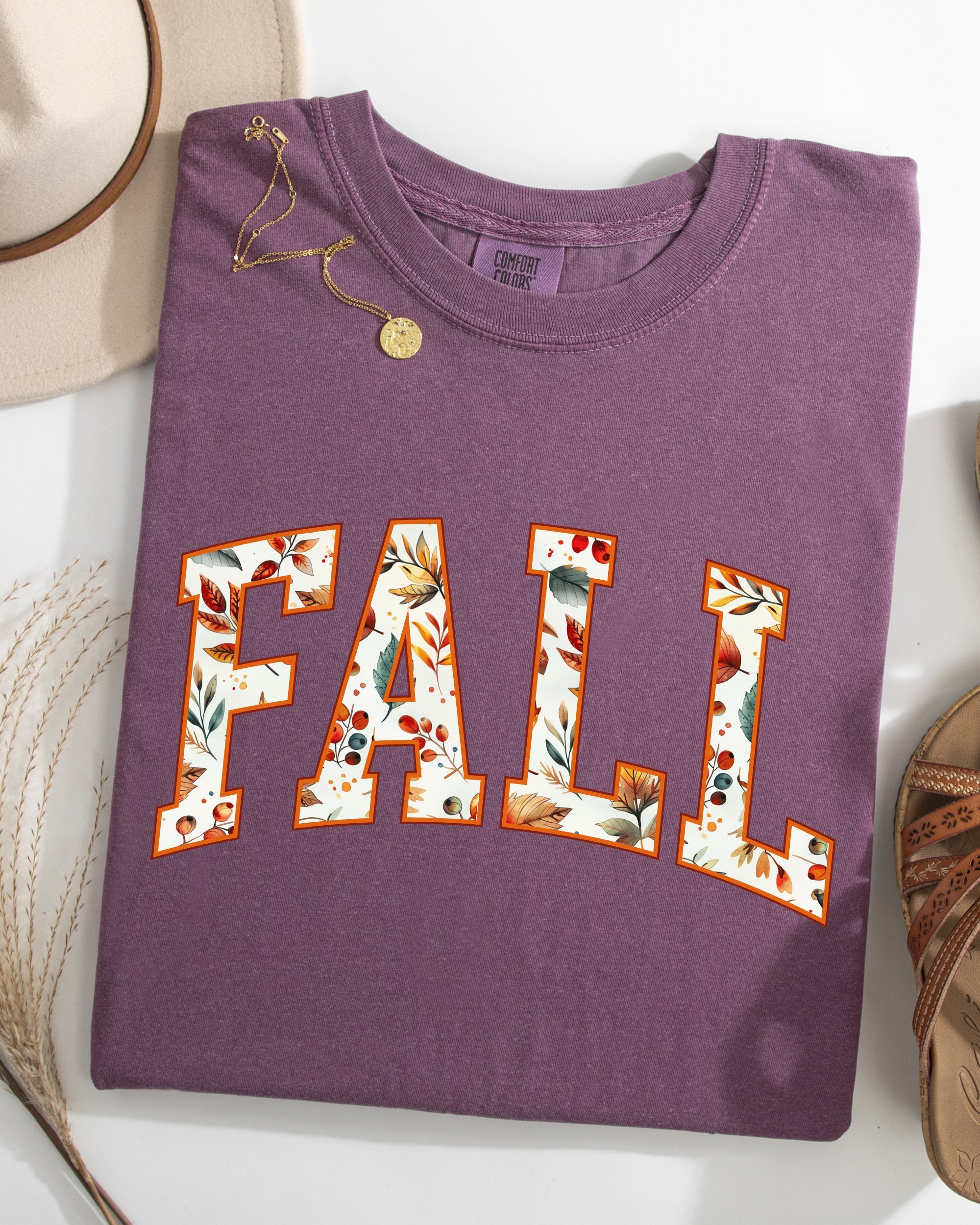 Fall Varsity Autumn Collegiate Retro Vintage Halloween Graphic Comfort Colors Tee