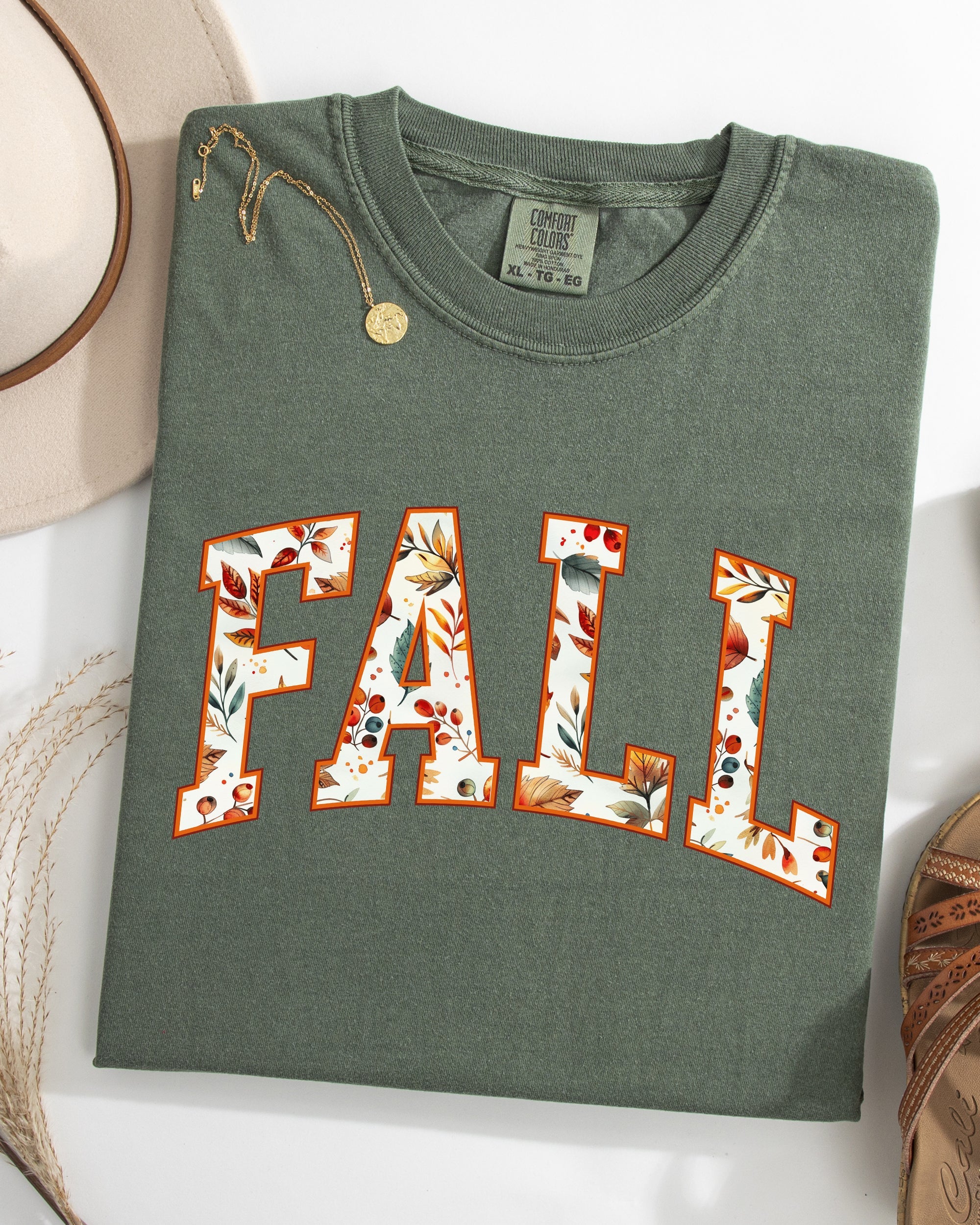 Fall Varsity Autumn Collegiate Retro Vintage Halloween Graphic Comfort Colors Tee
