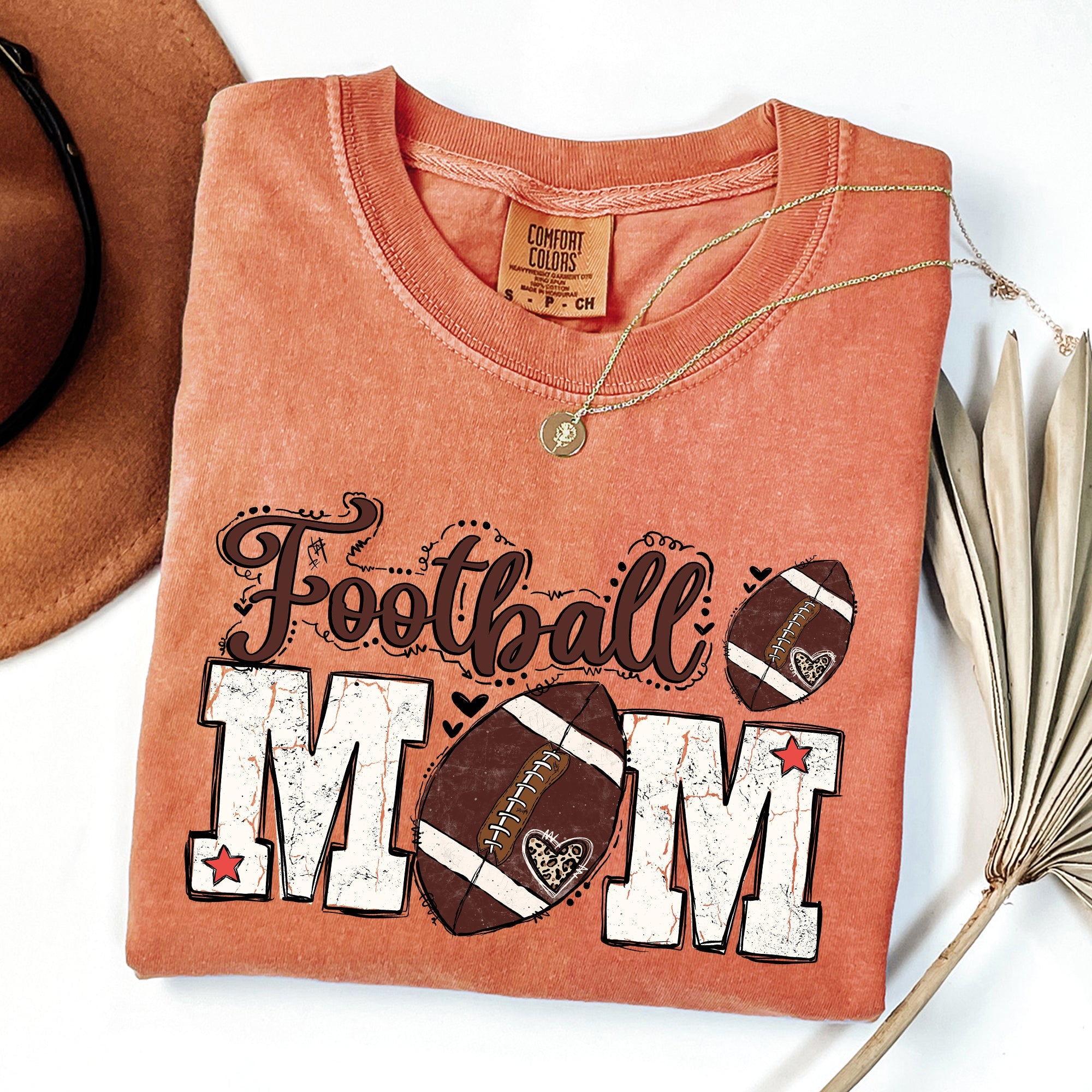 Football Mom Game Day Big Game Tailgate Party Sports Enthusiast Comfort Colors Tee