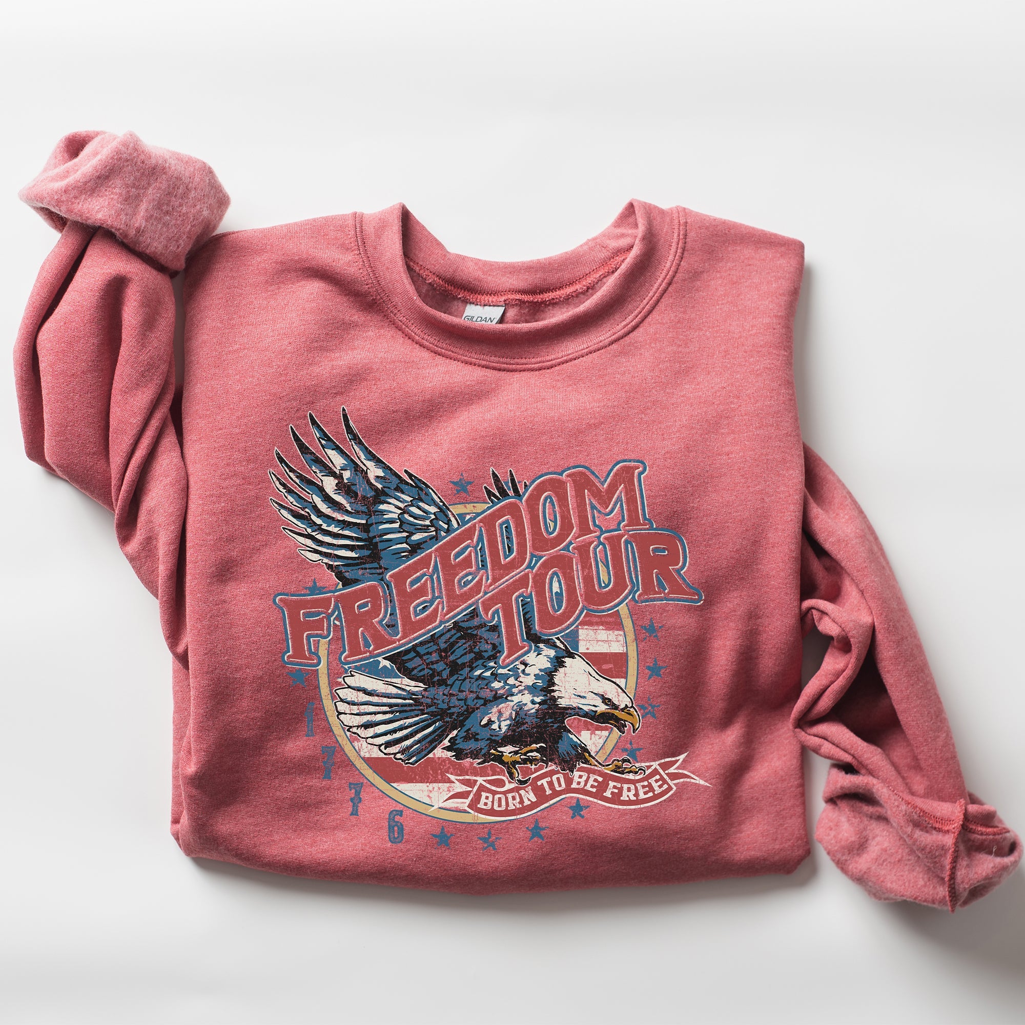 Freedom Tour America 1776 Flag Fighter Jets Patriotic Heritage Edition Sweatshirt