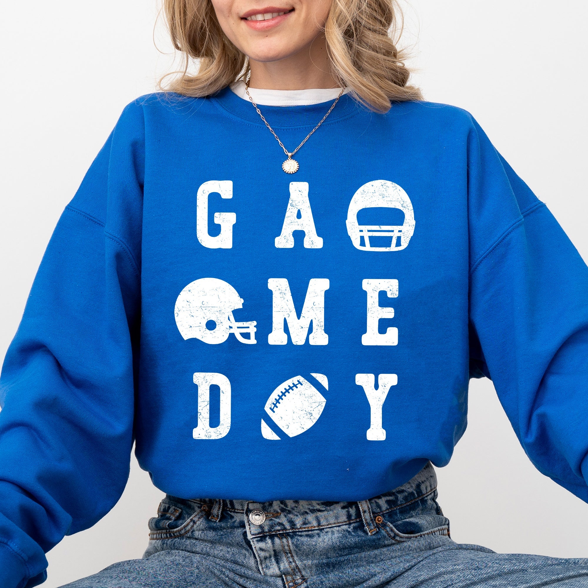 Game Day Football Helmet Tailgate Big Game Celebration Graphic Fan Experience Sweatshirt