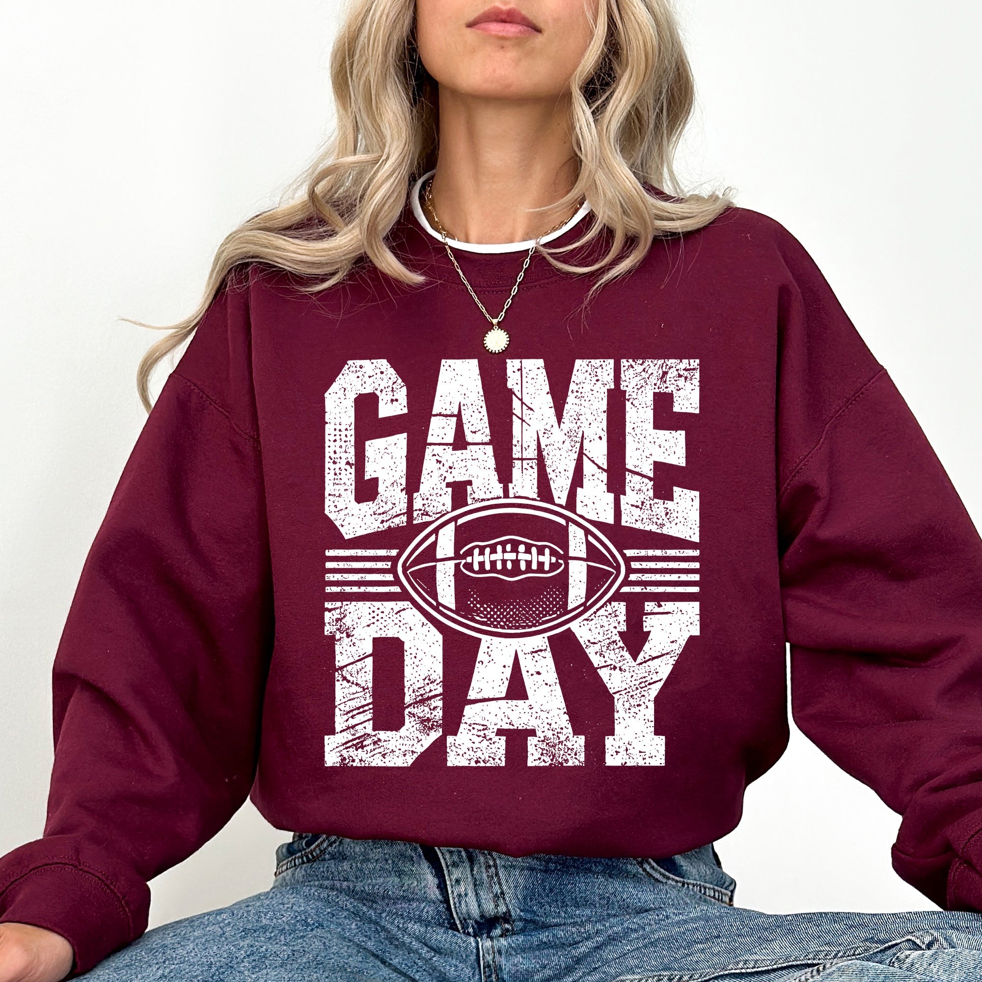 Game Day Varsity Football Tailgate Party Big Game Touchdown Celebration Sweatshirt