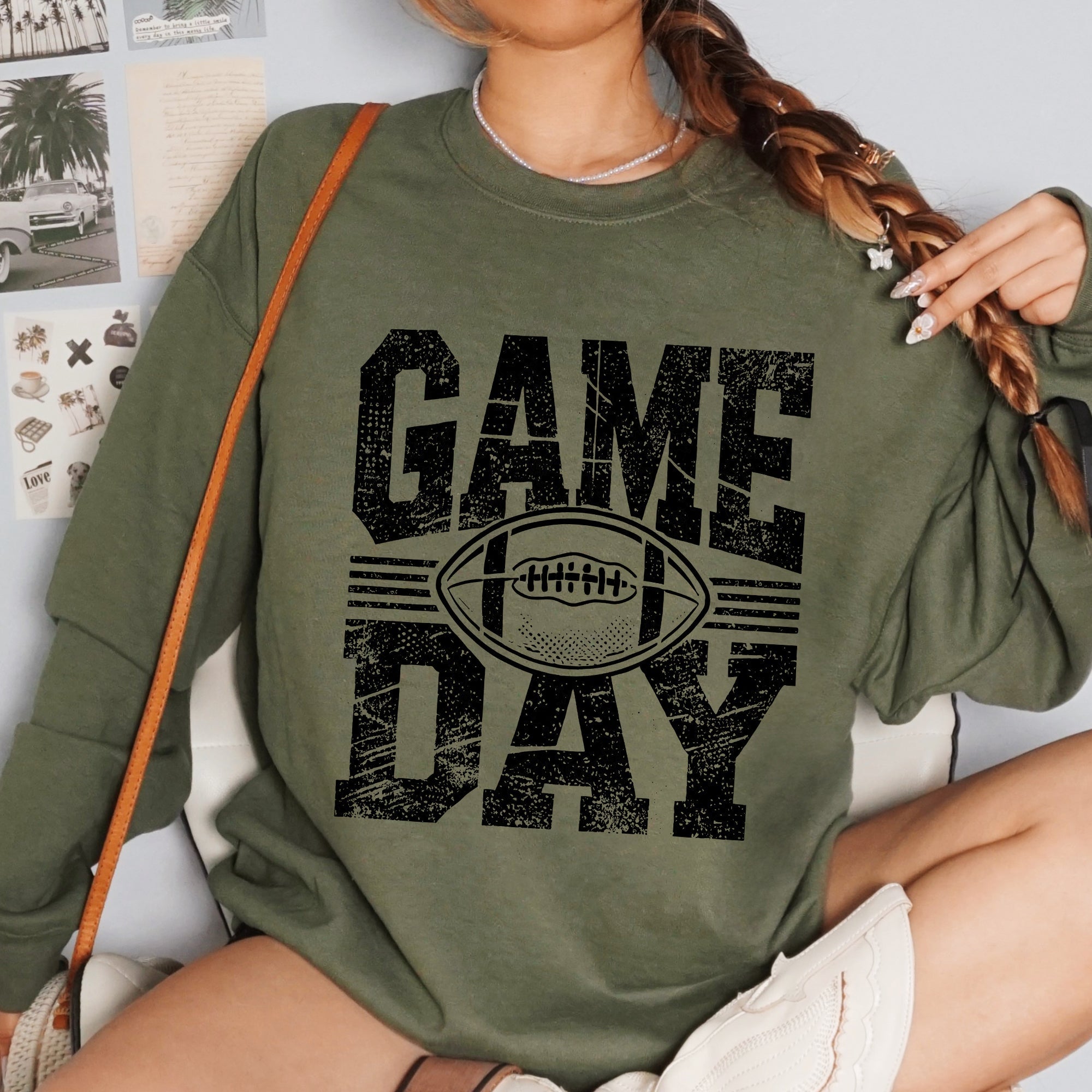 Game Day Varsity Football Tailgate Party Big Game Touchdown Celebration Sweatshirt