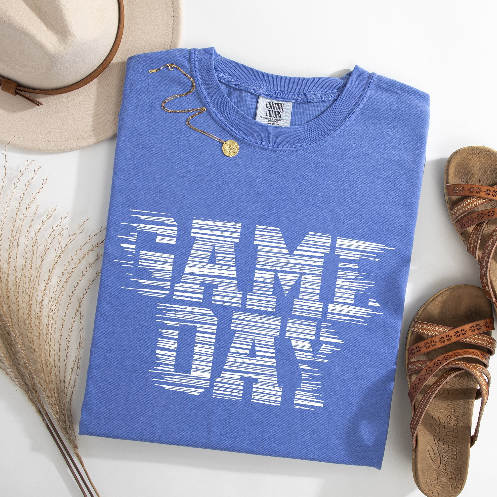 Game Day Vintage Football Tailgate Party Stadium Vibes For True Fans Comfort Colors Tee