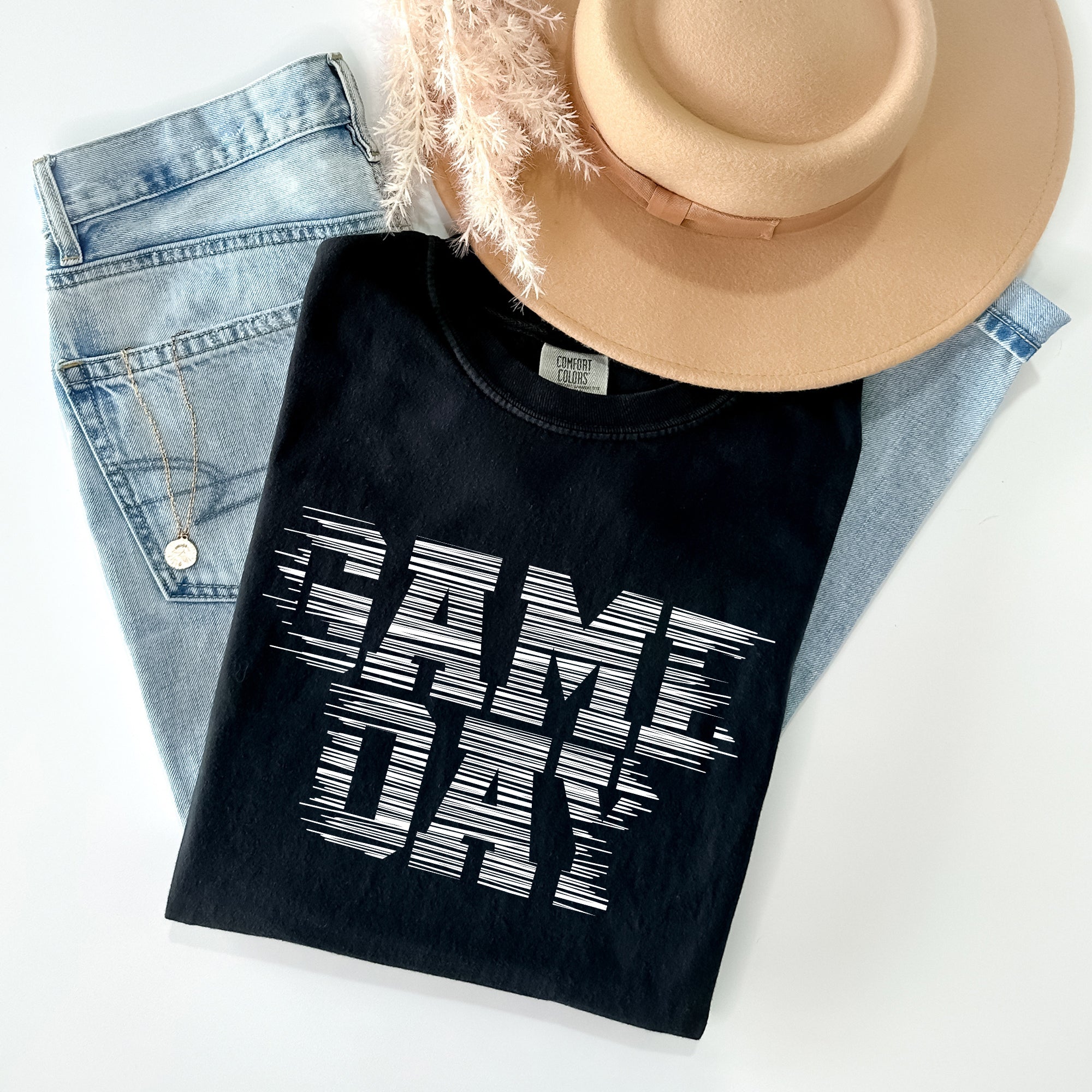 Game Day Vintage Football Tailgate Party Stadium Vibes For True Fans Comfort Colors Tee