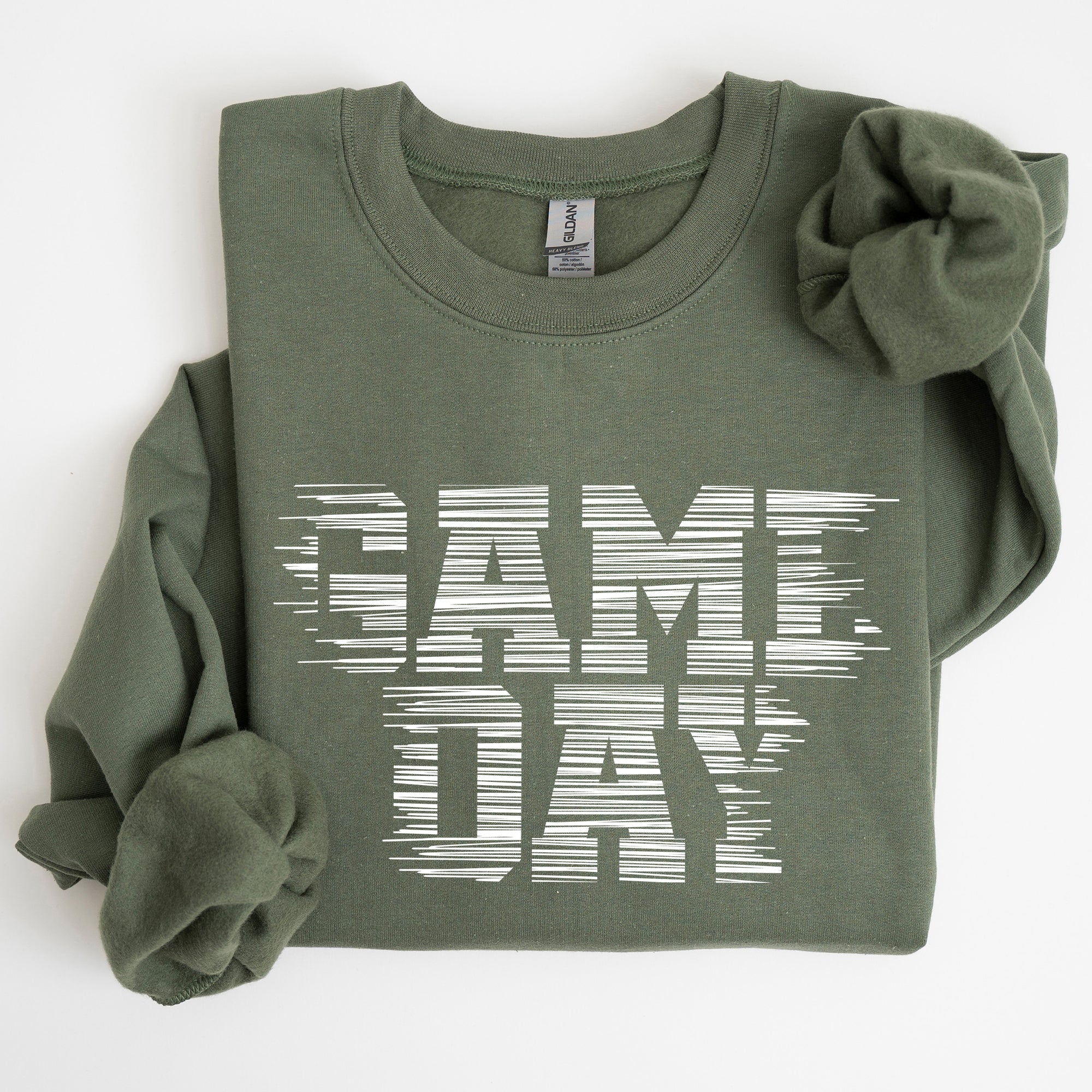 Game Day Vintage Football Sports Big Game Touchdown Tailgate Party Crew Sweatshirt