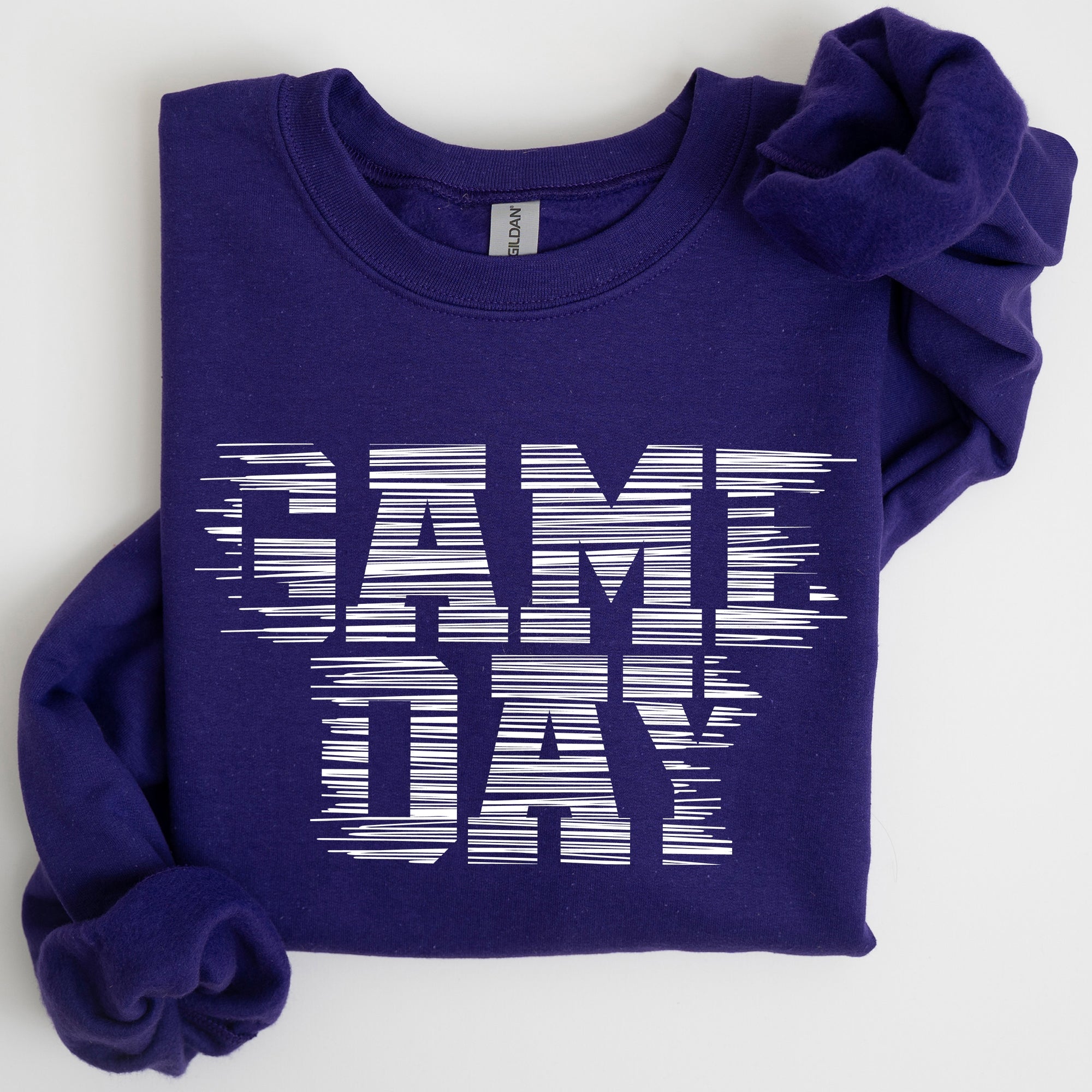 Game Day Vintage Football Sports Big Game Touchdown Tailgate Party Crew Sweatshirt