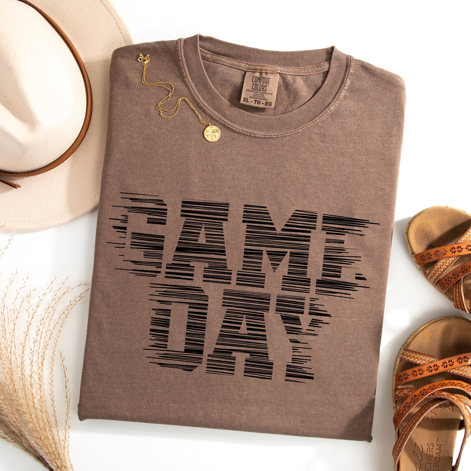 Game Day Vintage Football Tailgate Party Stadium Vibes For True Fans Comfort Colors Tee