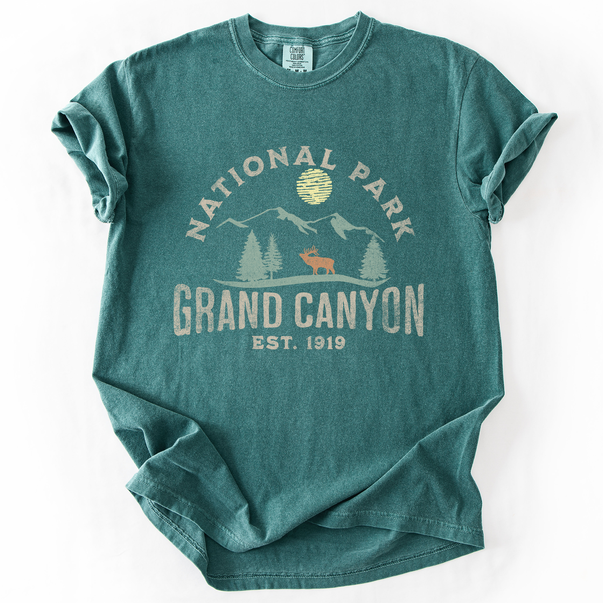 Grand Canyon National Park Nature Outdoors Camping Hiking Adventure Trails Comfort Colors Tee