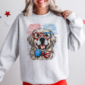 Great Pyrenees Patriotic Dog USA Flag Pride For Pet Lovers Fourth Of July Sweatshirt