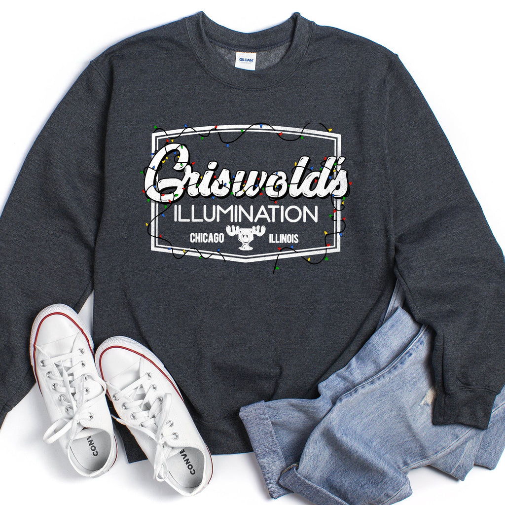 Griswold's Illumination Christmas Lights Extravaganza Display Inspired By The Classic Vacation Scene Sweatshirt