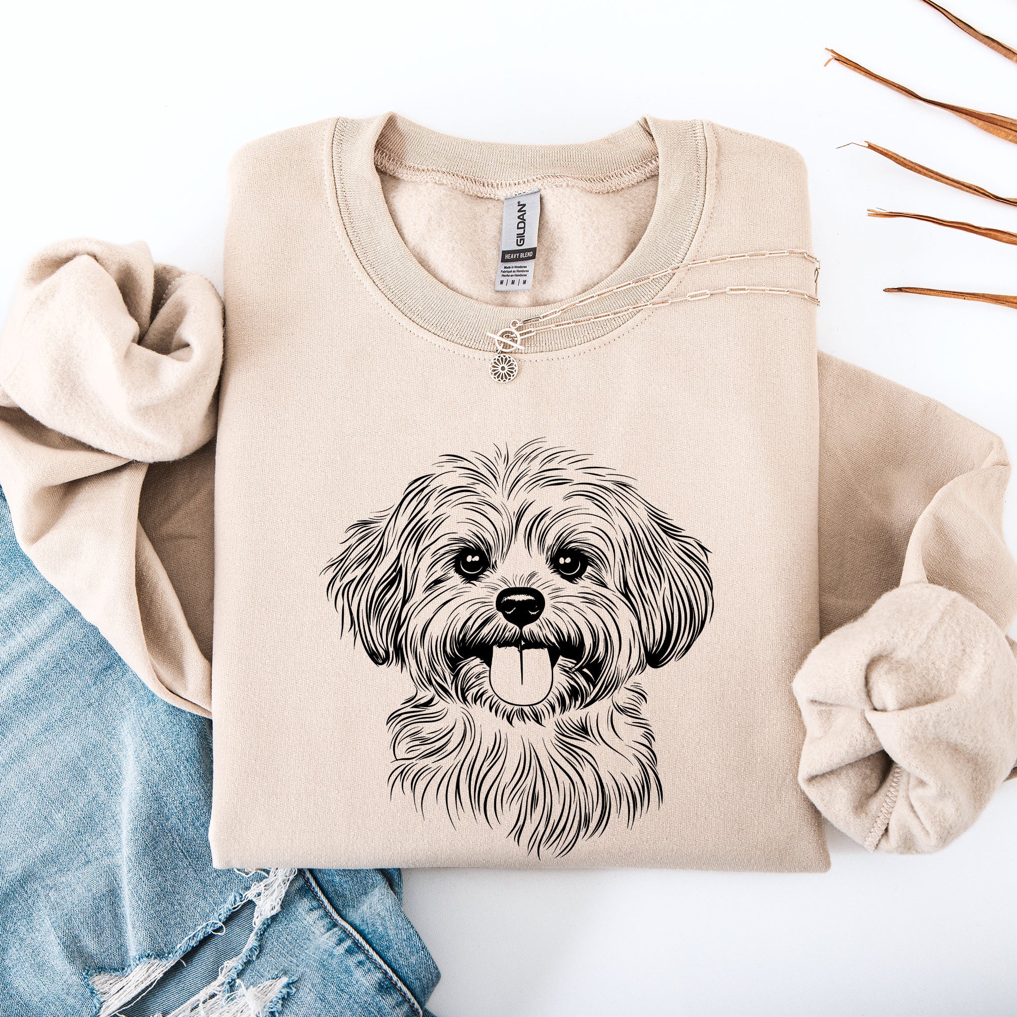 Havanese Dog Breed Lover Graphic Cozy Warm Fleece Ultra Soft Premium Quality Everyday Wear Sweatshirt