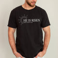 He Is Risen Matthew Christian Jesus Gospel Faith Saved Bible Verse Comfort Colors Tee