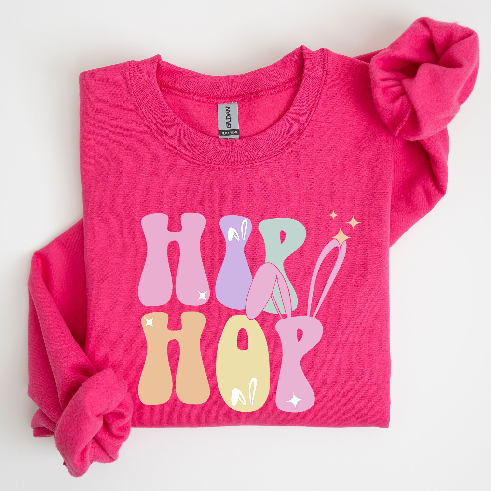 Hip Hop Retro Easter Bunny Rabbit Nostalgic Graphic Print Edition Limited Collection Sweatshirt