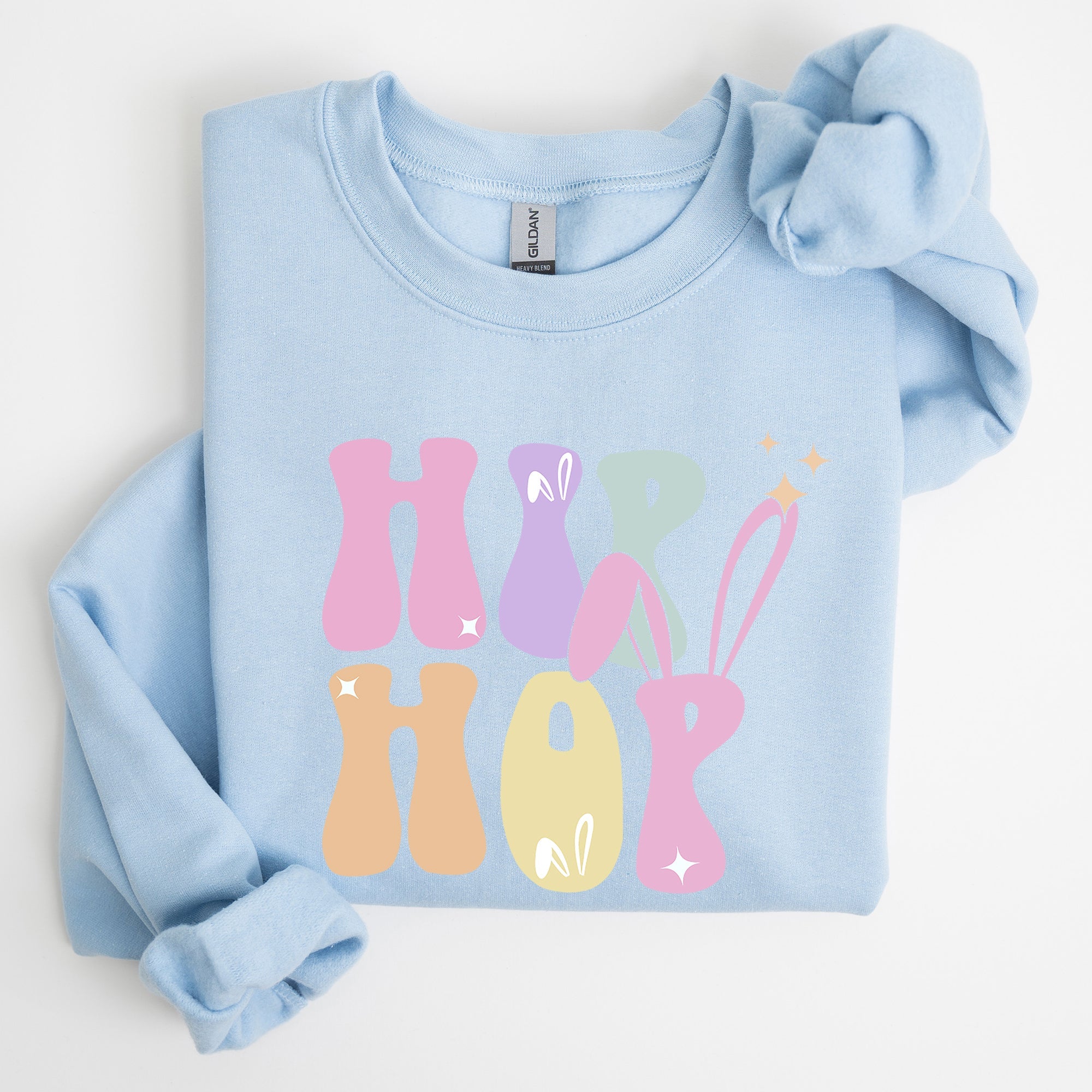 Hip Hop Retro Easter Bunny Rabbit Nostalgic Graphic Print Edition Limited Collection Sweatshirt
