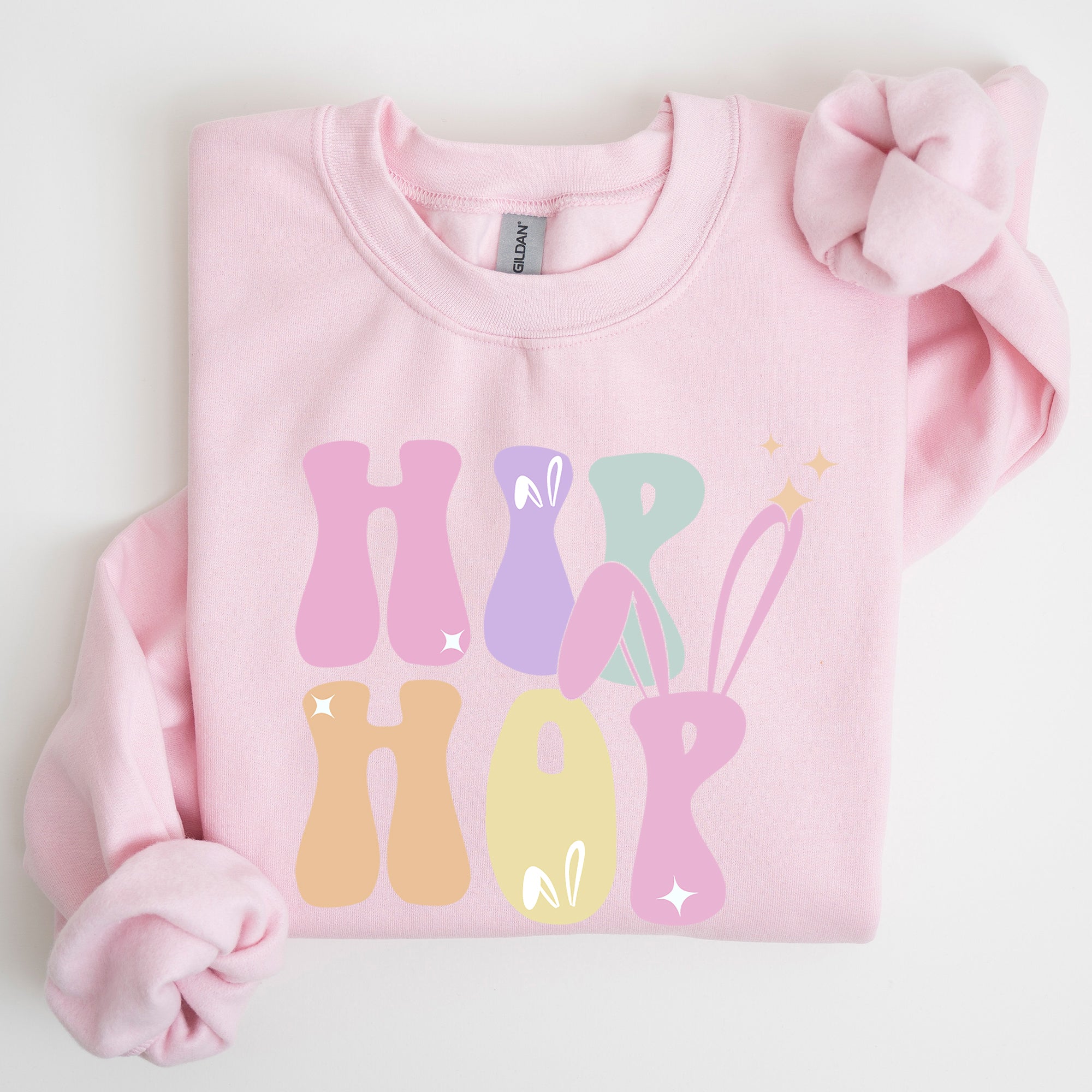 Hip Hop Retro Easter Bunny Rabbit Nostalgic Graphic Print Edition Limited Collection Sweatshirt