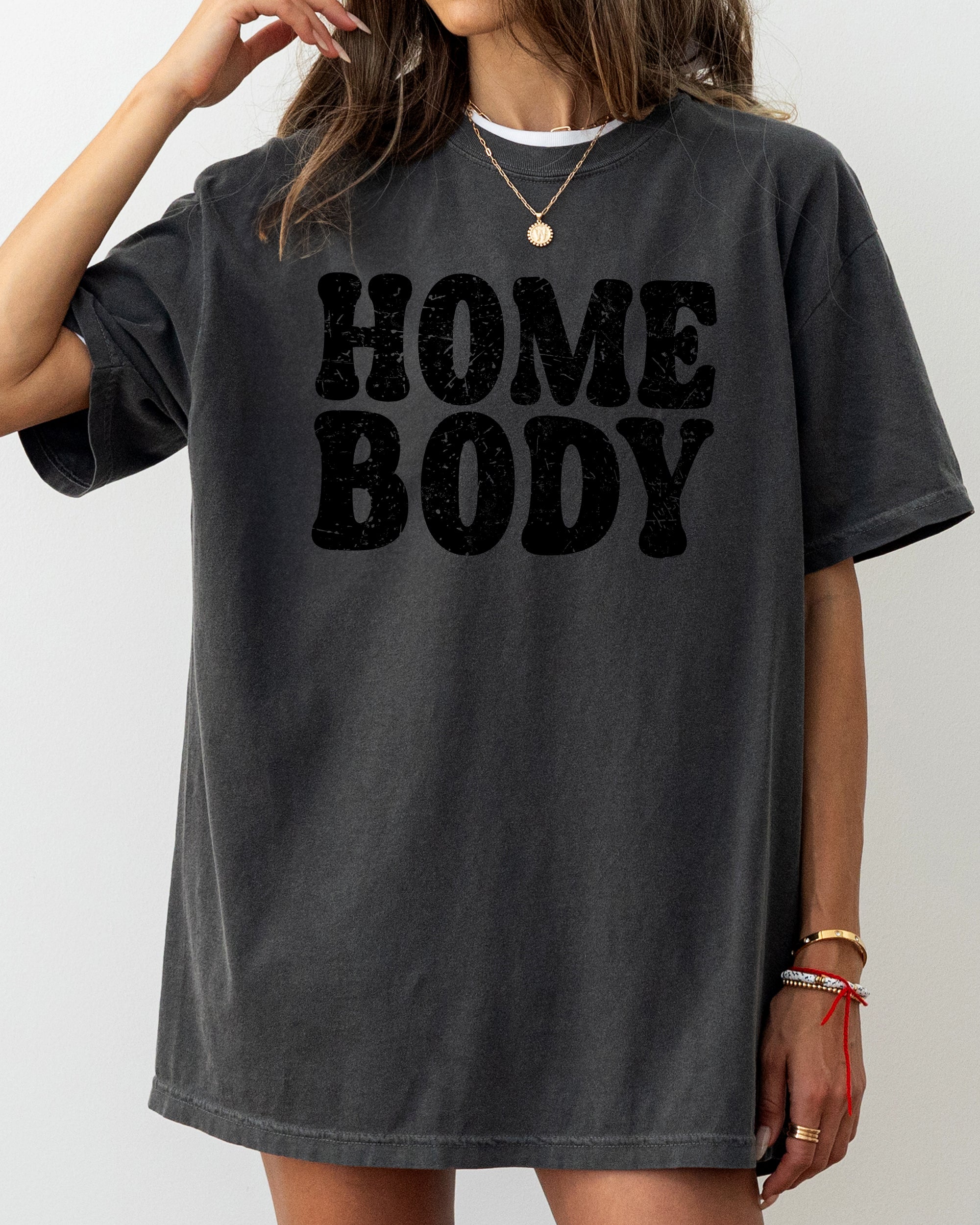 Homebody Retro Cozy Introvert Mental Health Vintage Design Casual Comfort Colors Tee