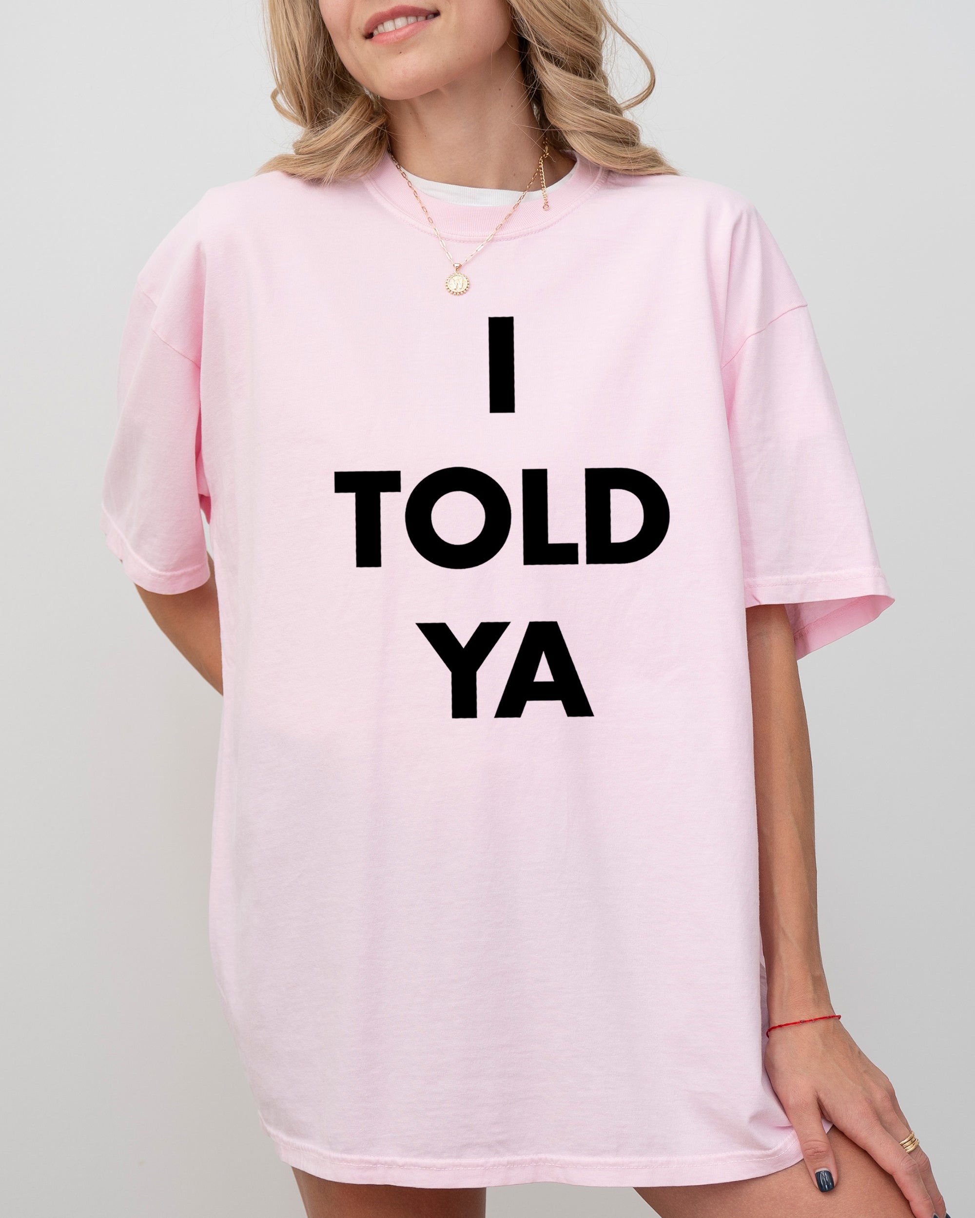 I Told Ya Challengers Movie Trend Tennis Retro Vintage Throwback Comfort Colors Tee