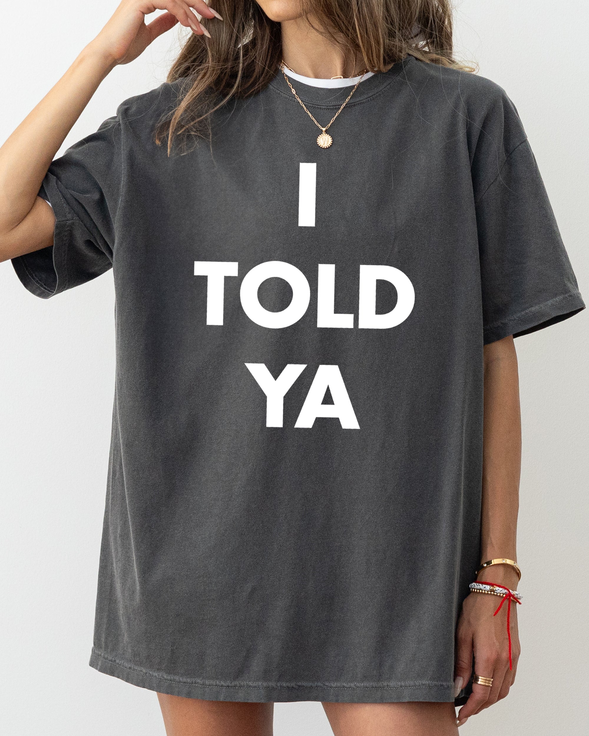 I Told Ya Challengers Movie Trend Tennis Retro Vintage Throwback Comfort Colors Tee
