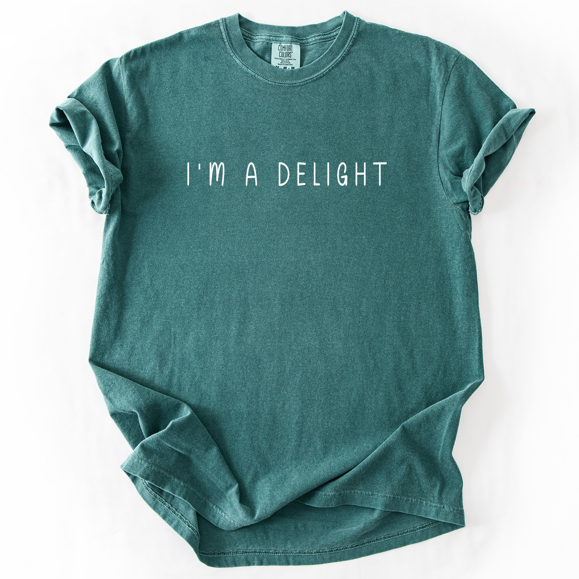 I'm A Delight, Sassy, Sarcastic, Minimalist, Funny Comfort Colors Tee Limited Edition