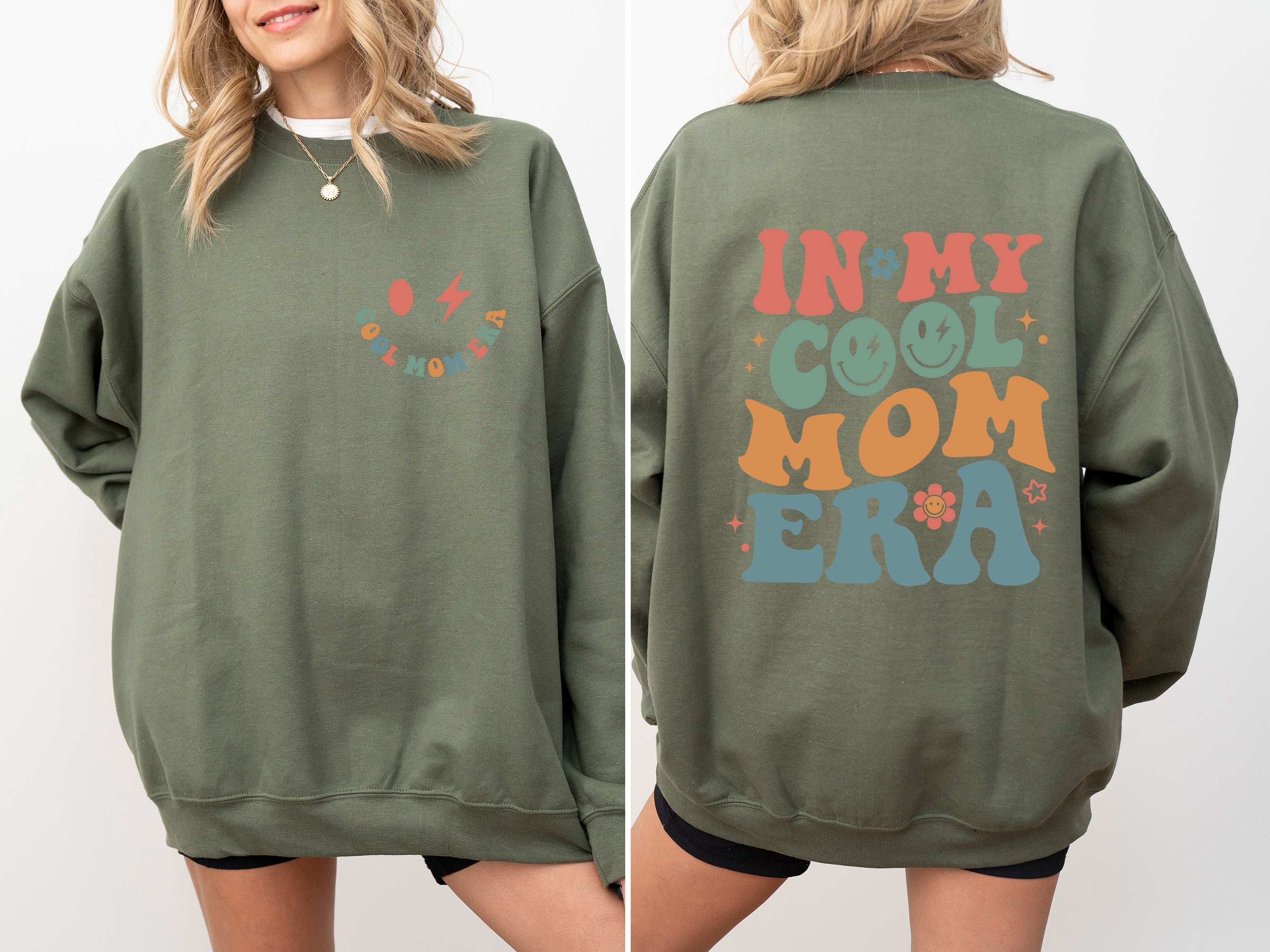 In My Cool Mom Era Mother's Day Cozy Graphic For Stylish Moms Everywhere Sweatshirt