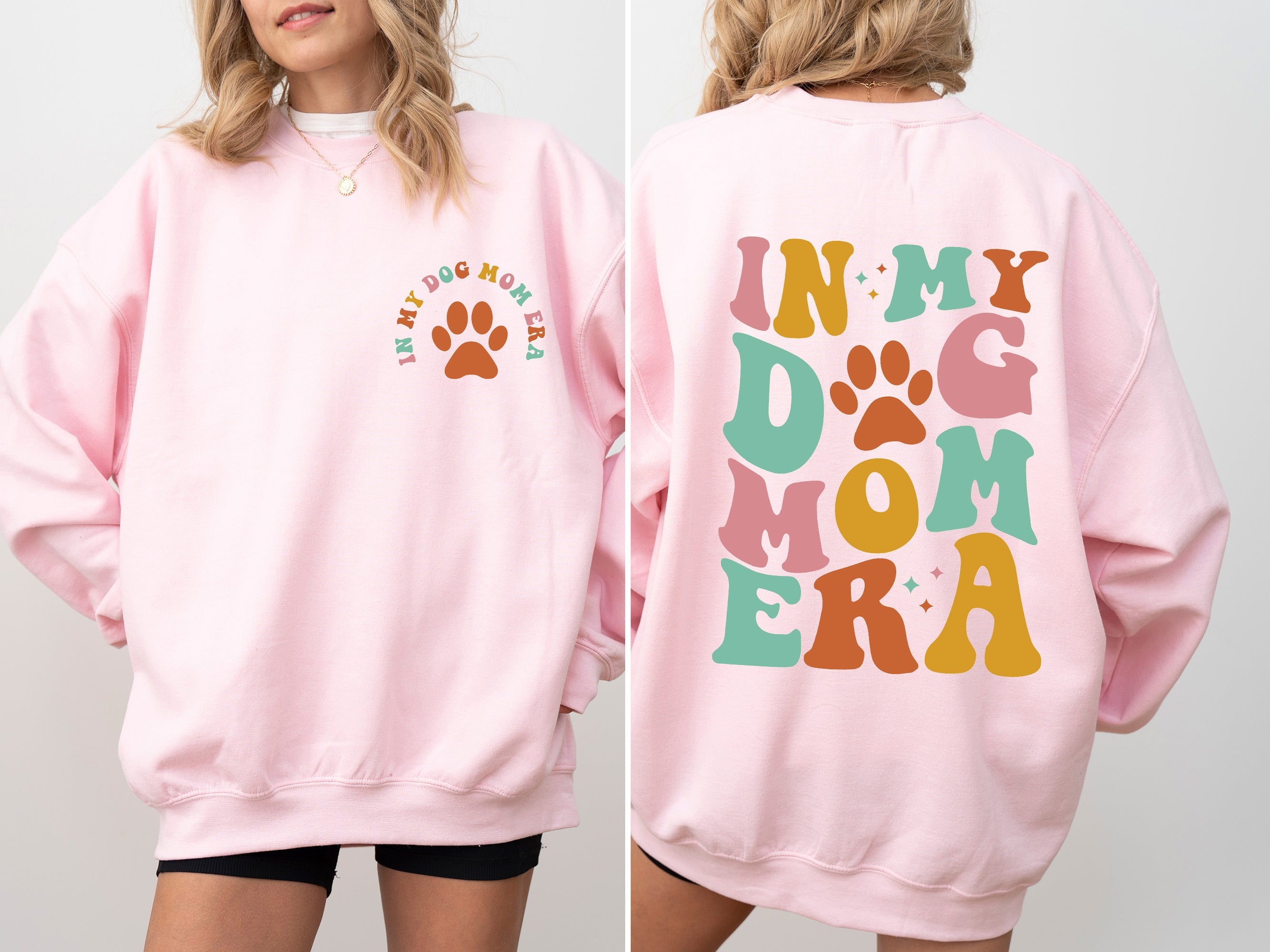 In My Dog Mom Era Mother's Day Graphic Dog Mom Celebration For Dog Lovers Sweatshirt