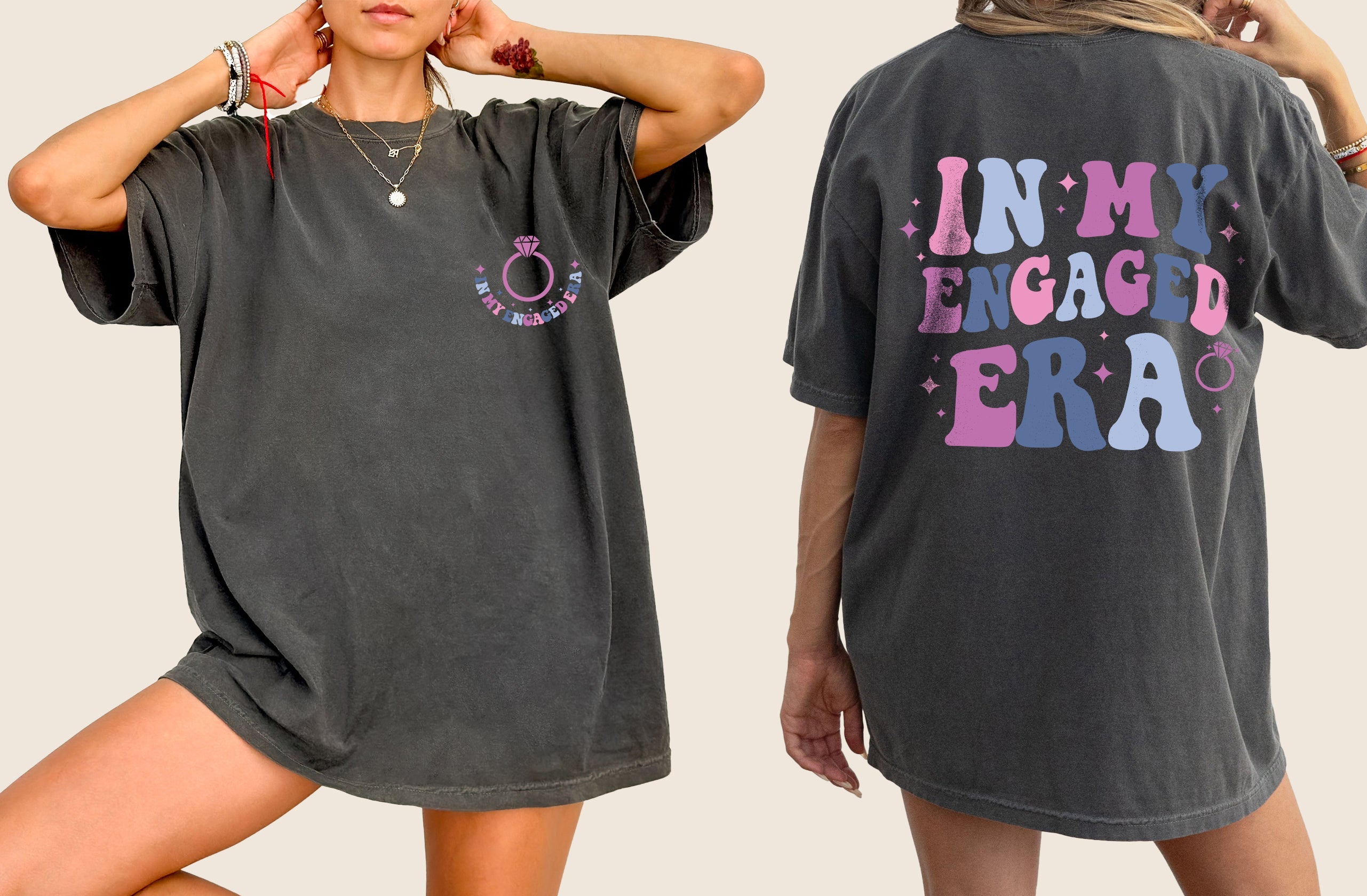 In My Engaged Era Comfort Colors Tee