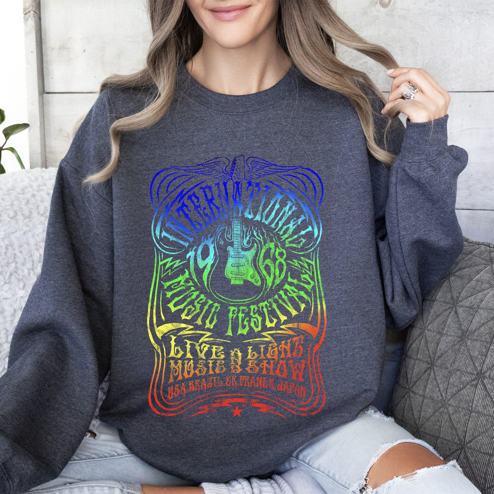 International Music Festival, Concert Poster, Limited Edition Graphic Sweatshirt