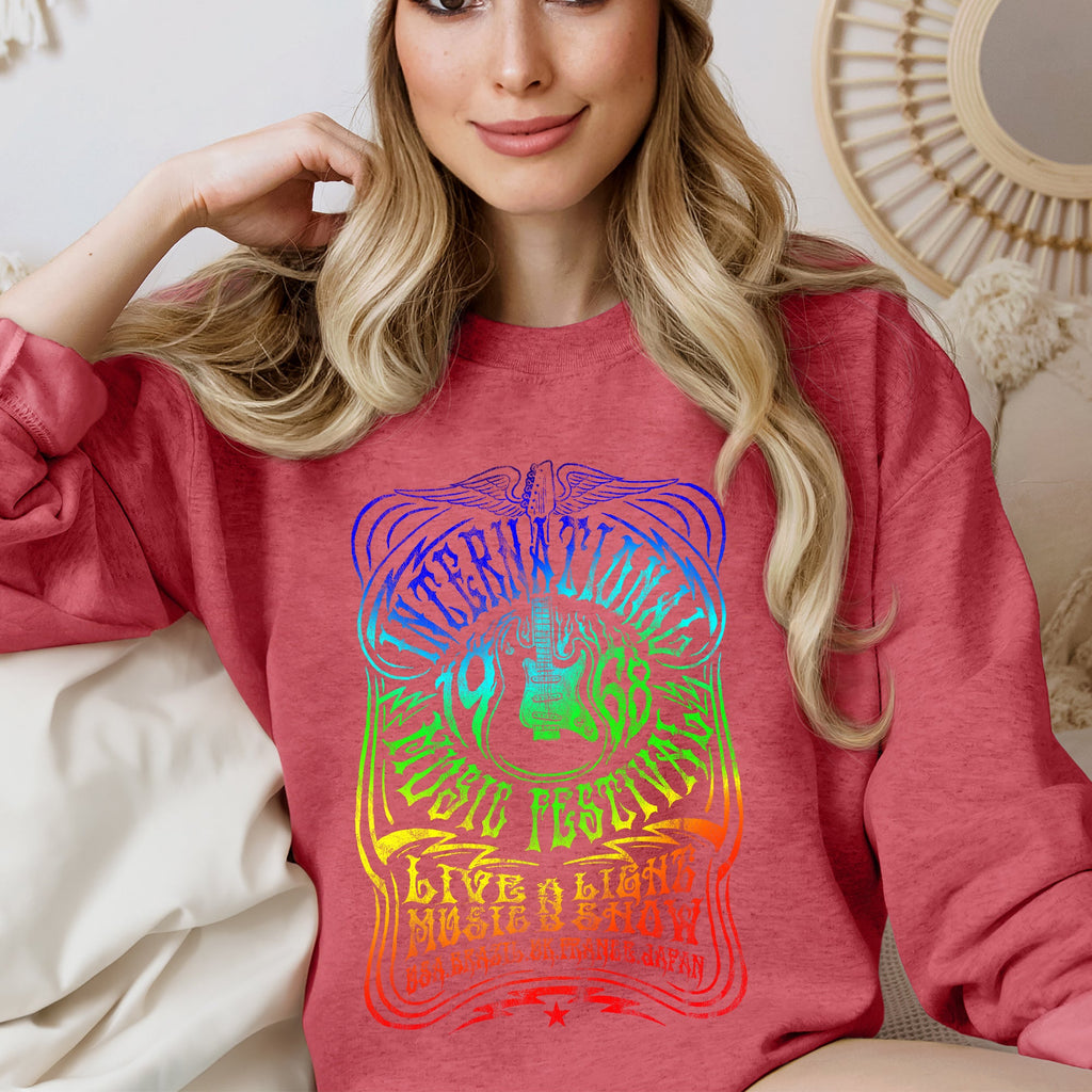 International Music Festival, Concert Poster, Limited Edition Graphic Sweatshirt
